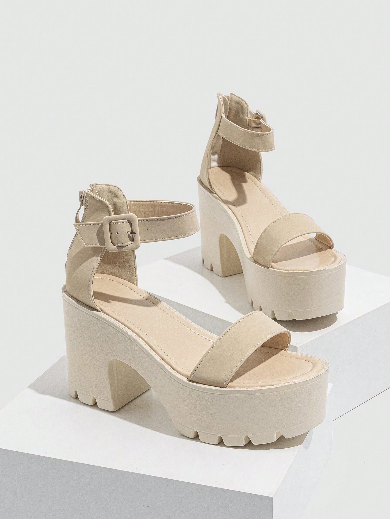 In Apricot Women Heeled Sandals