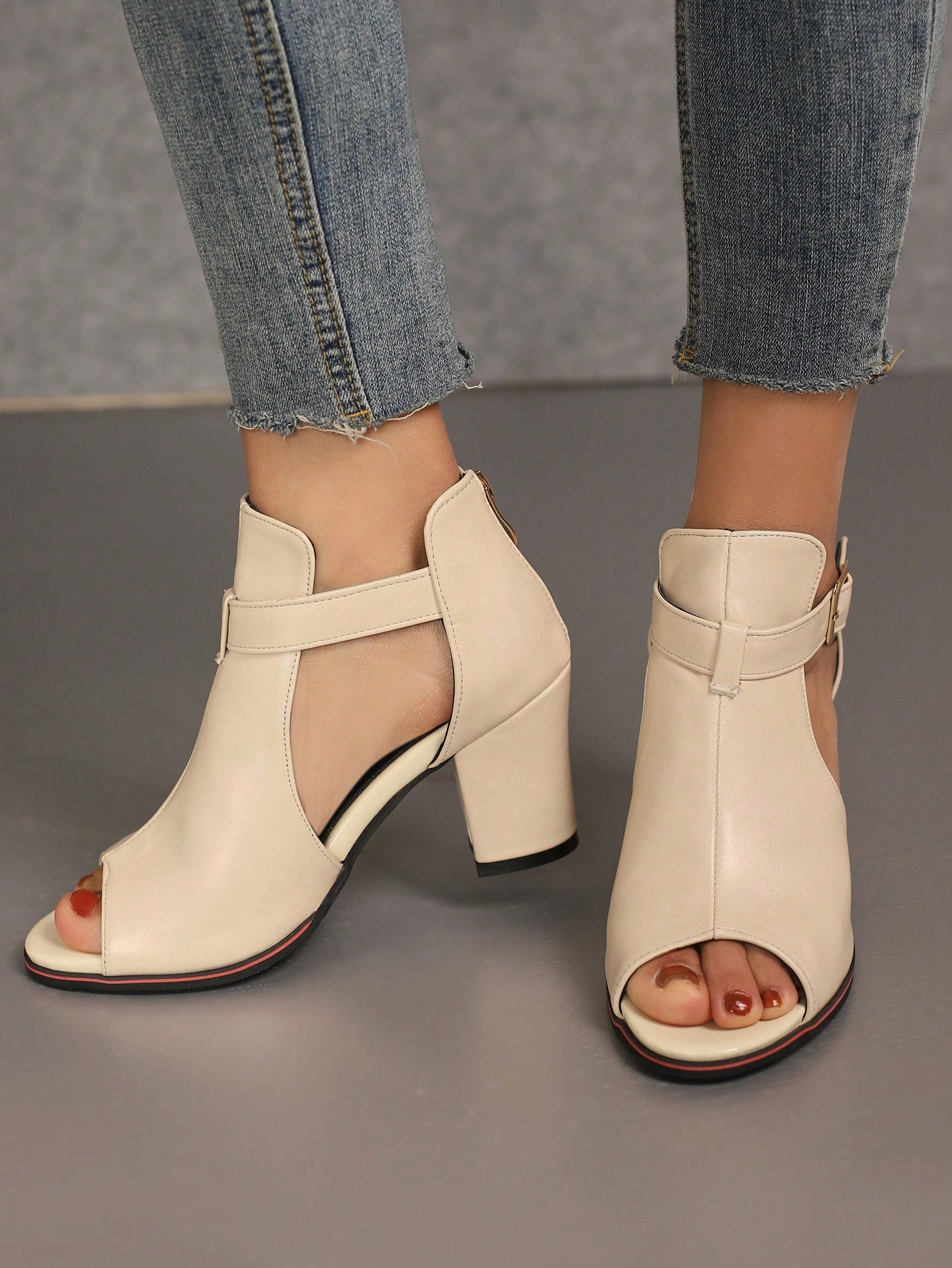 In Beige Women Fashion Boots