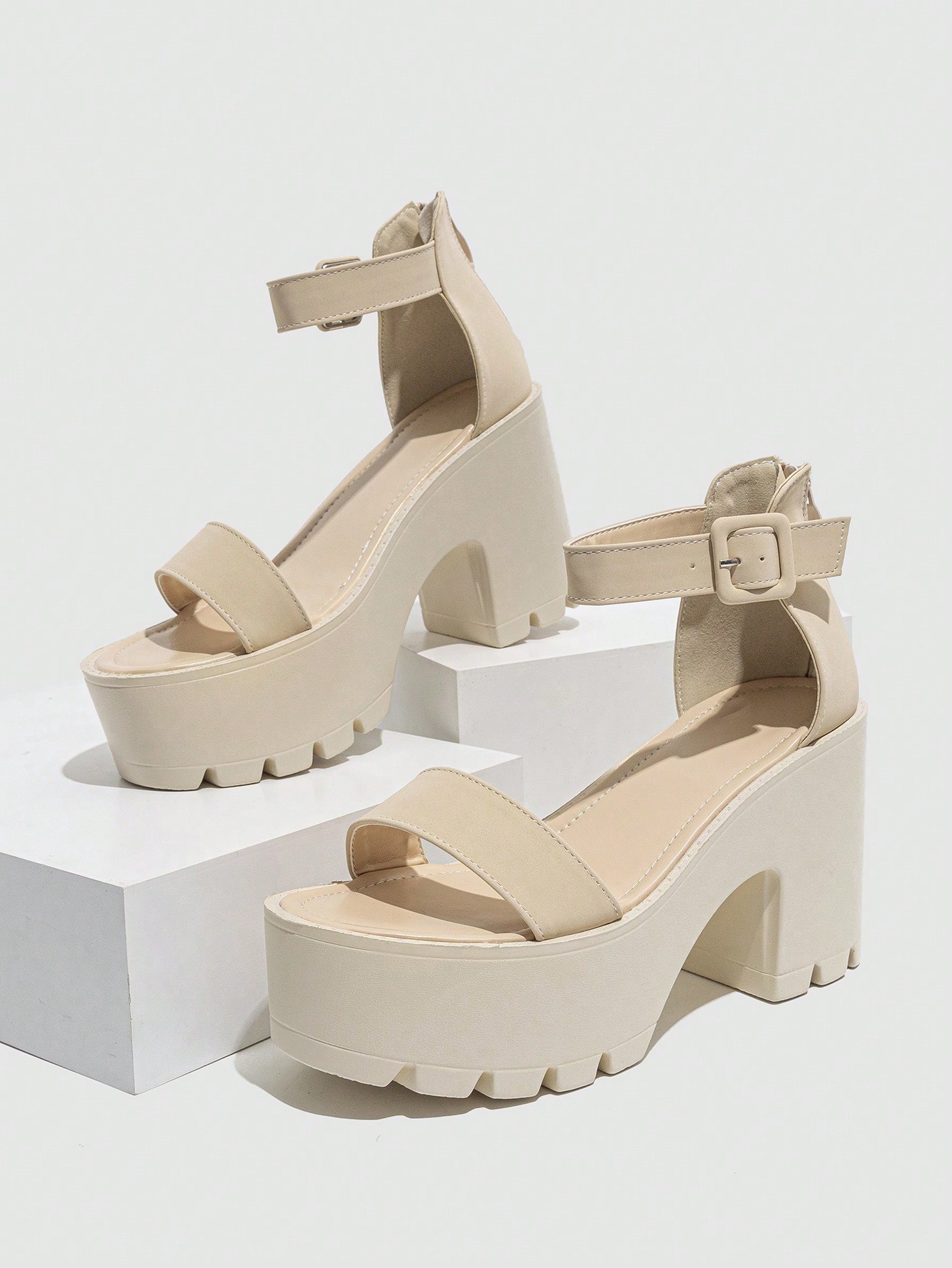 In Apricot Women Heeled Sandals