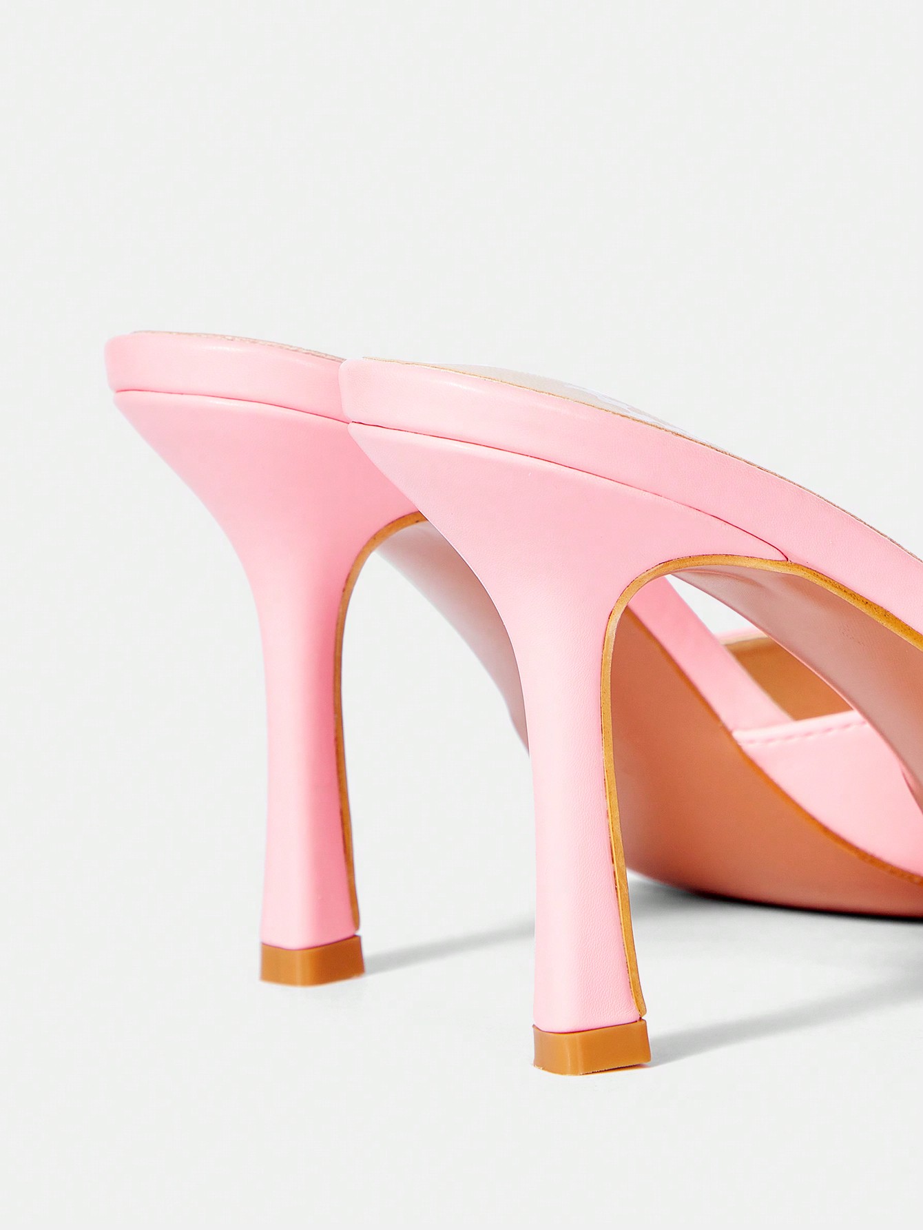 In Baby Pink Women Heeled Sandals