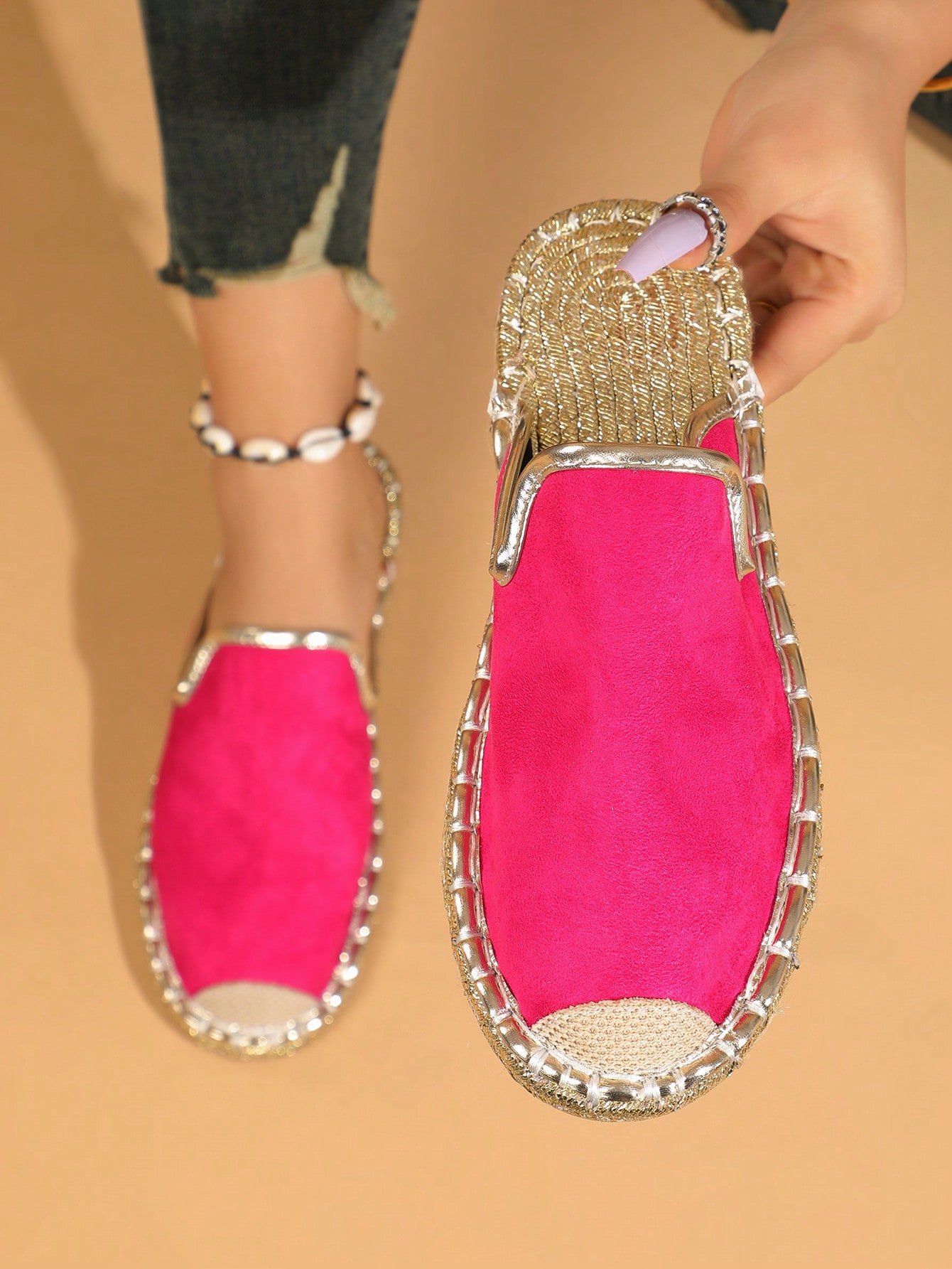 In Pink Women Flats