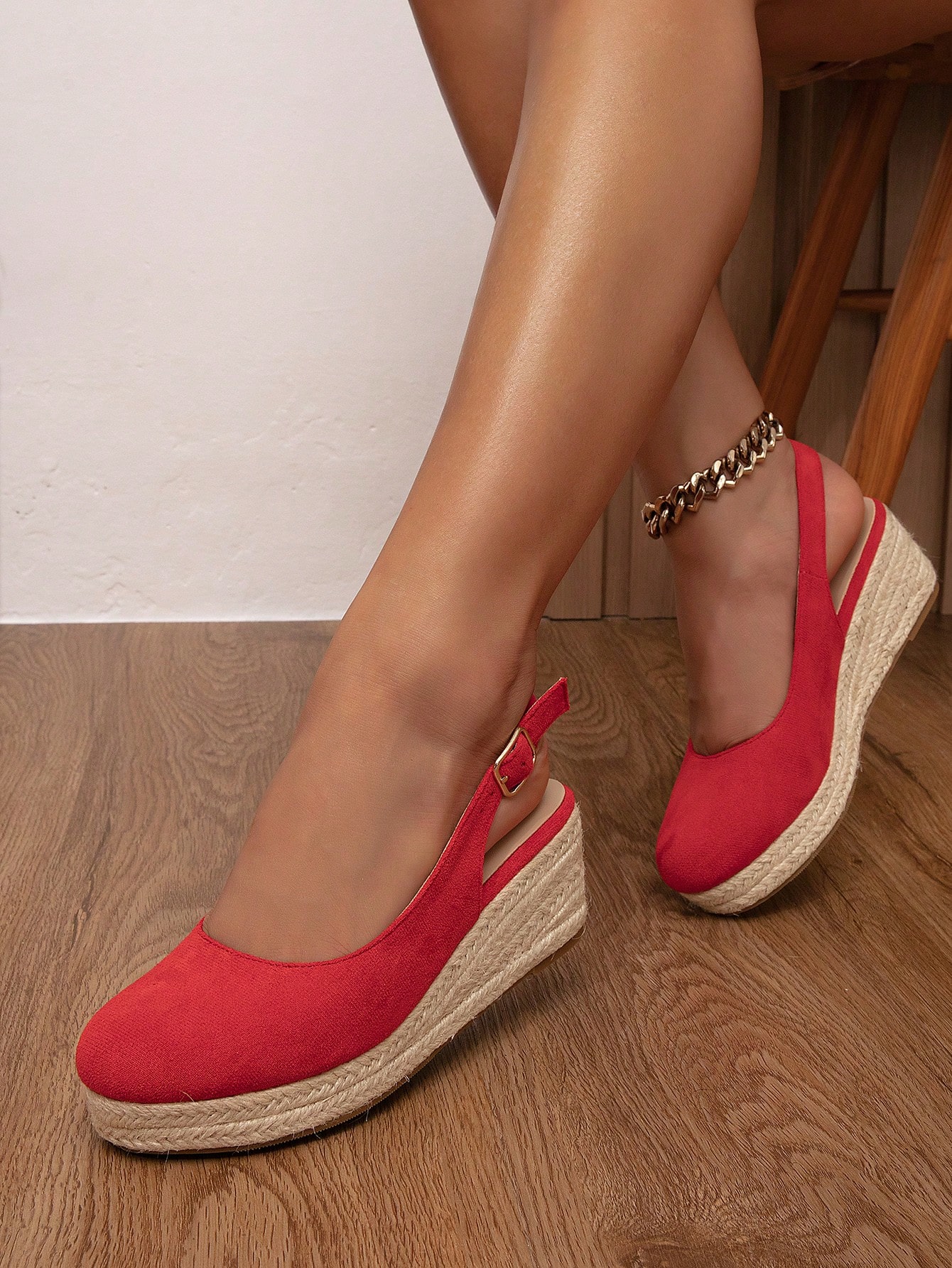 In Red Women Wedges & Flatform