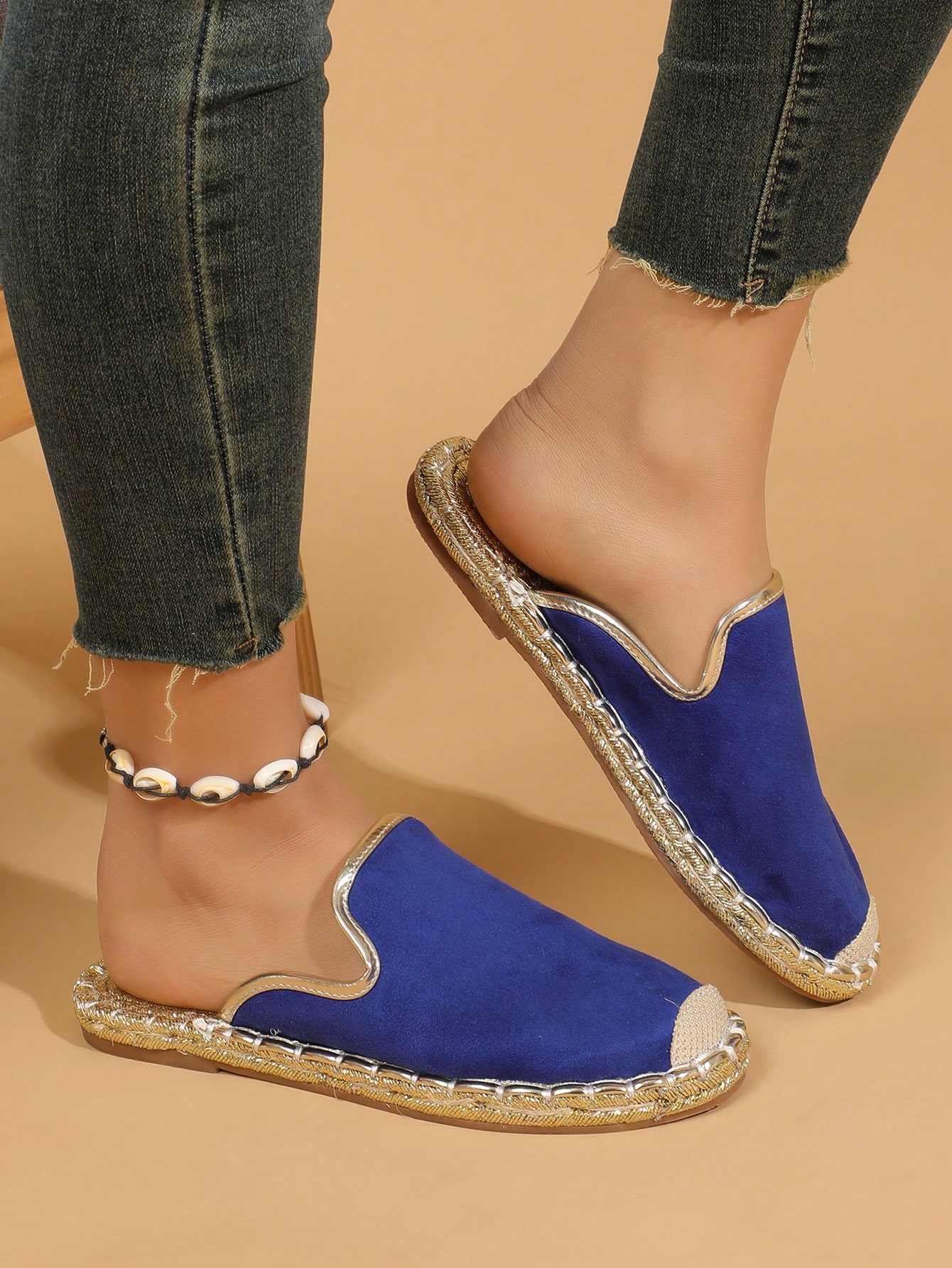 In Royal Blue Women Flats