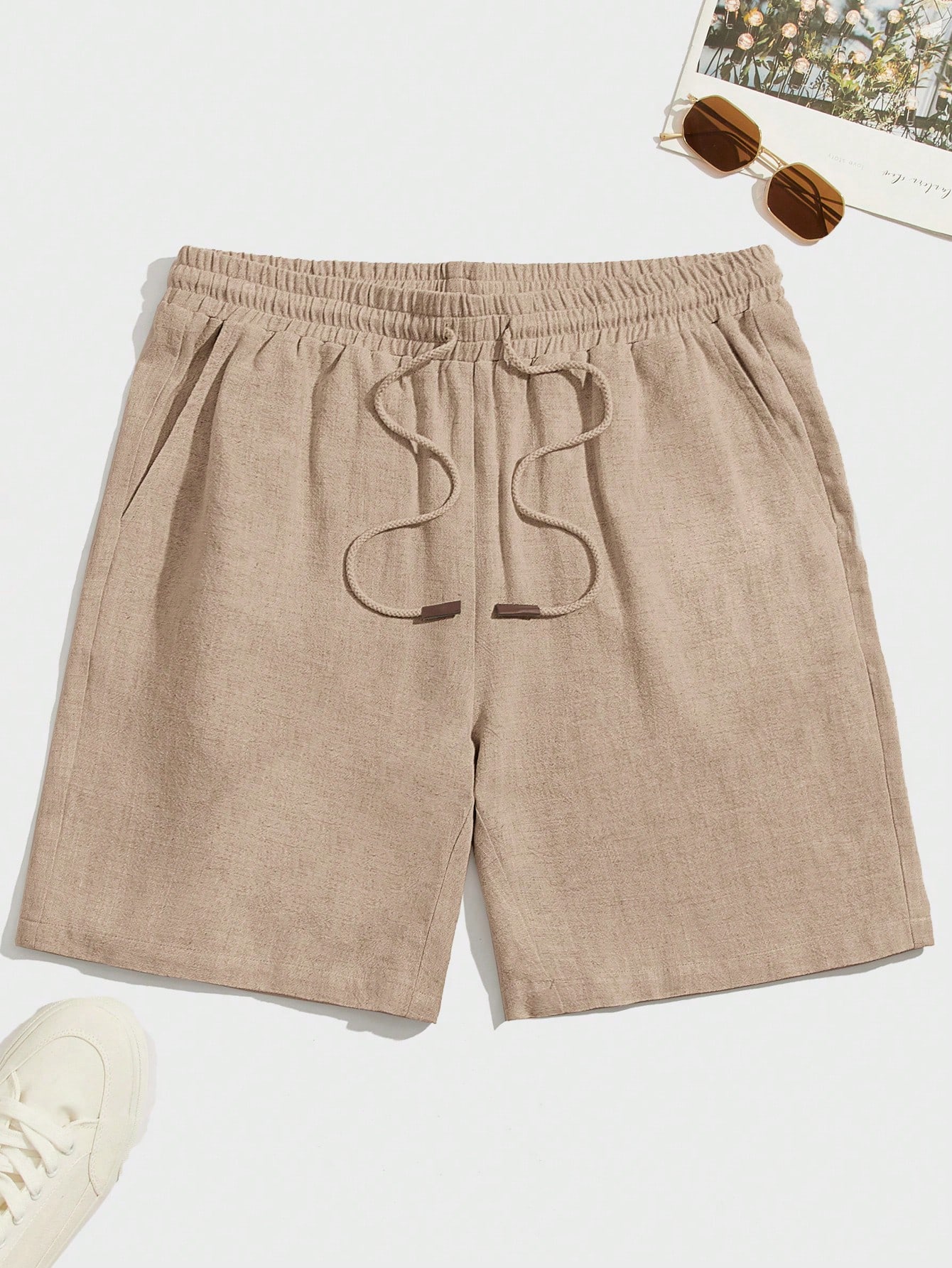 Men Linen Shorts