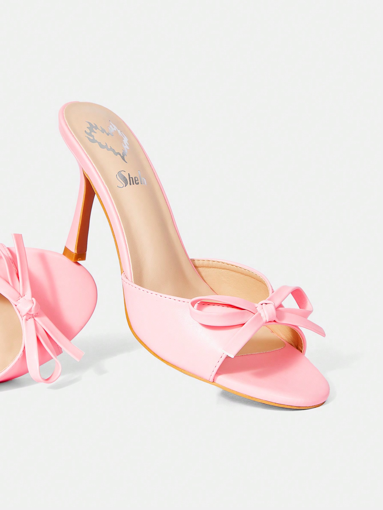 In Baby Pink Women Heeled Sandals