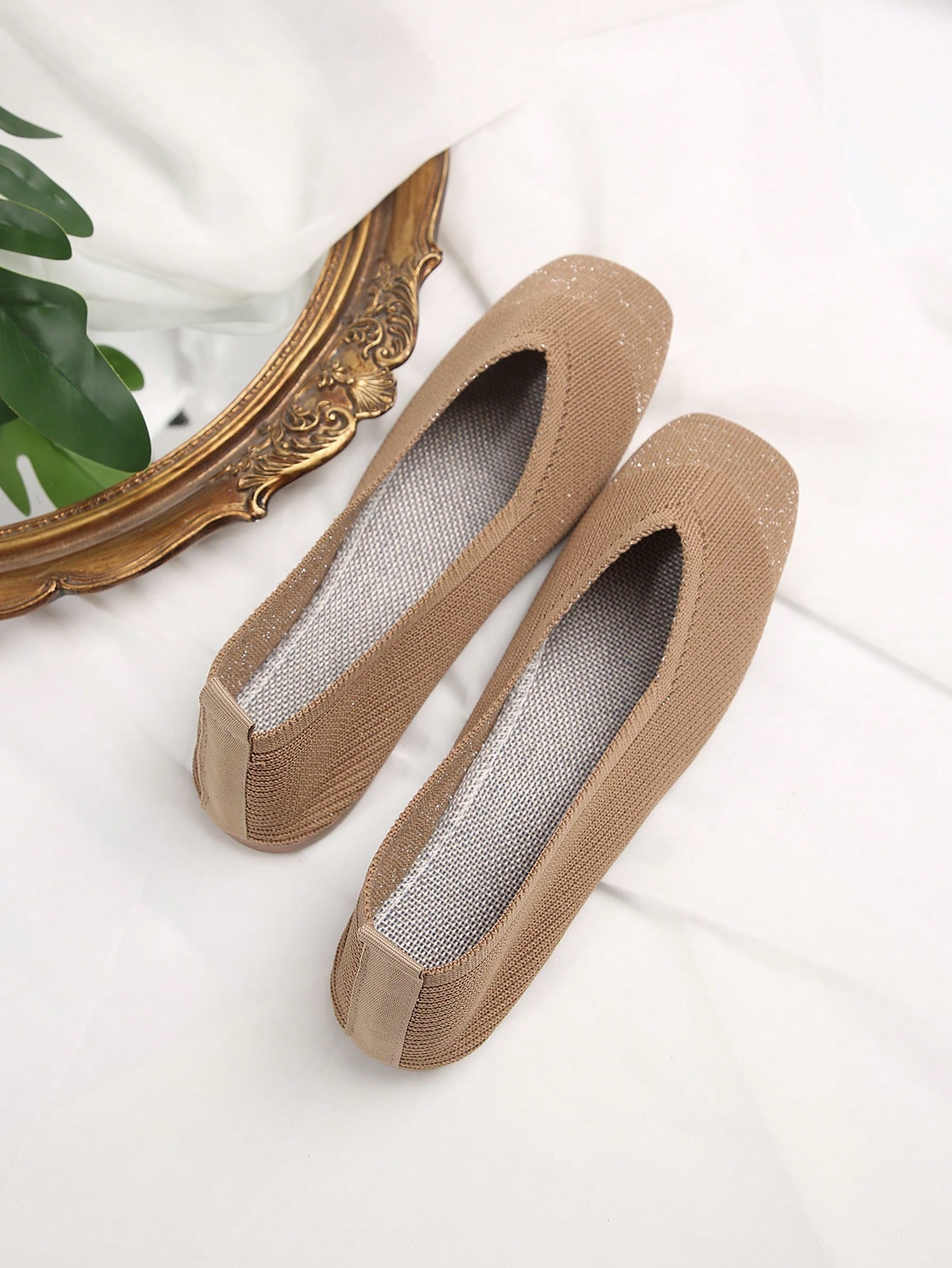 In Apricot Women Flats