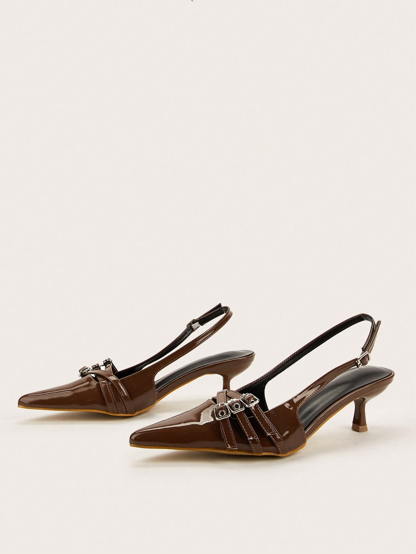 In Coffee Brown Women Pumps