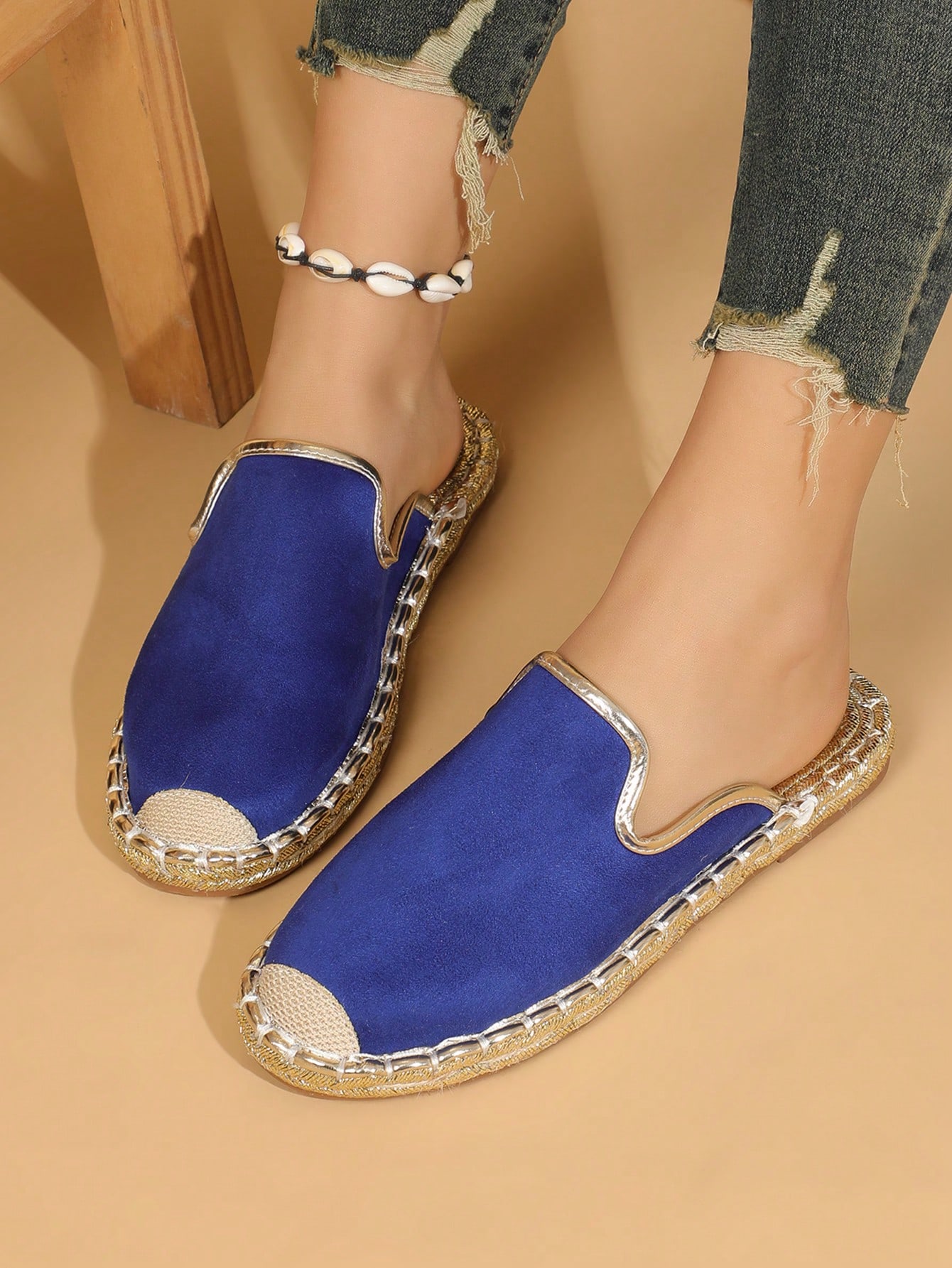 In Royal Blue Women Flats