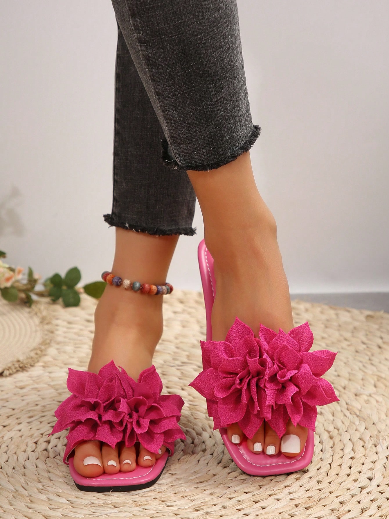 In Hot Pink Women Sandals