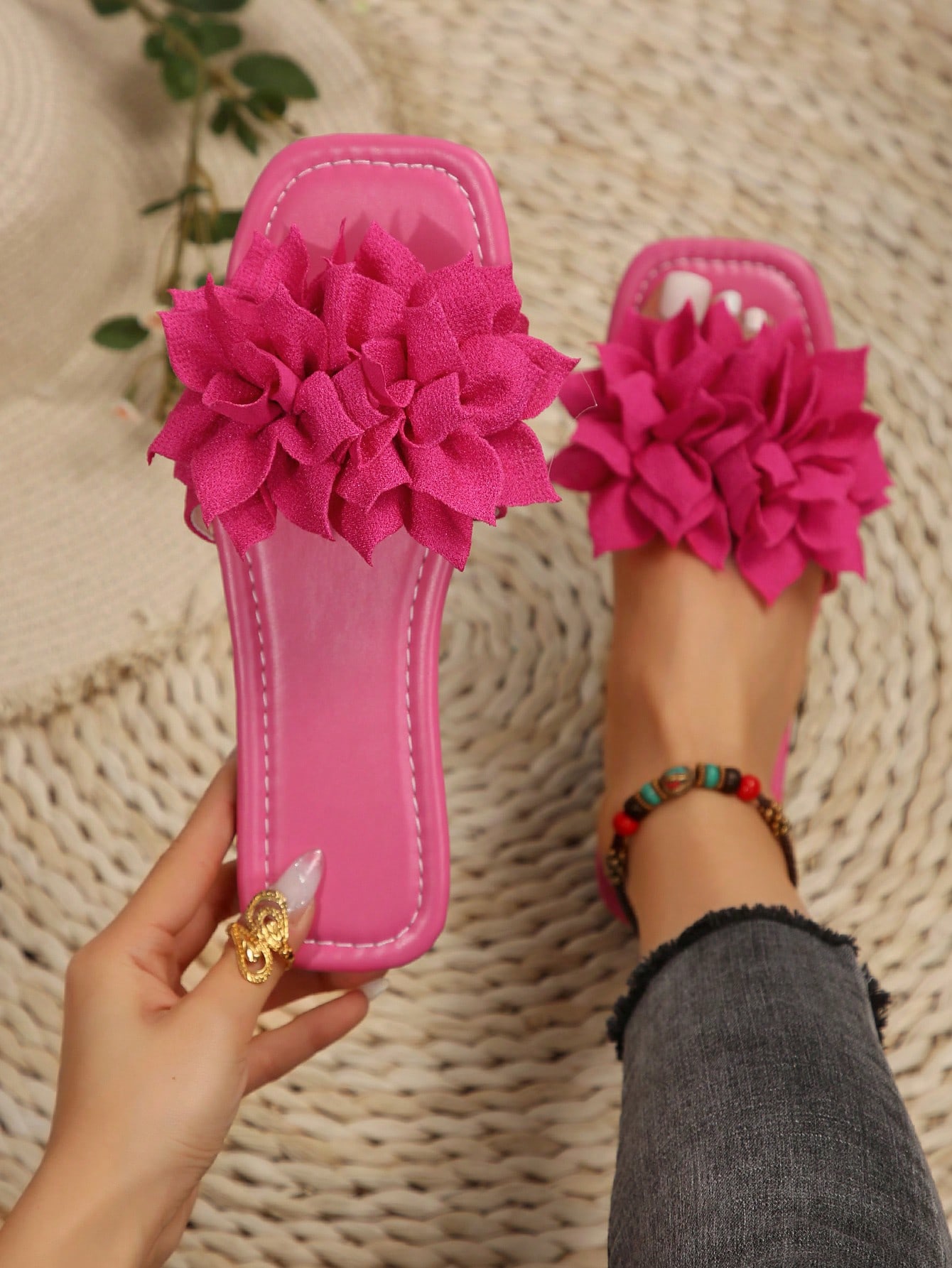 In Hot Pink Women Sandals