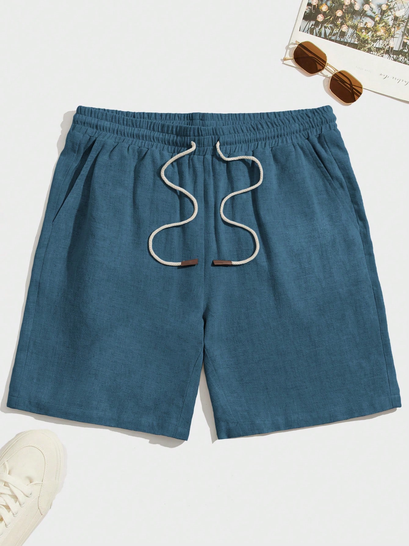 Men Linen Shorts