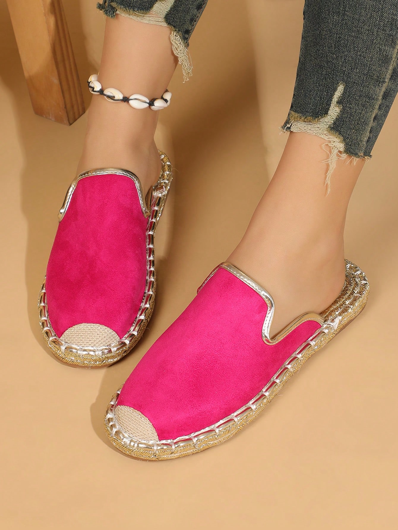 In Pink Women Flats