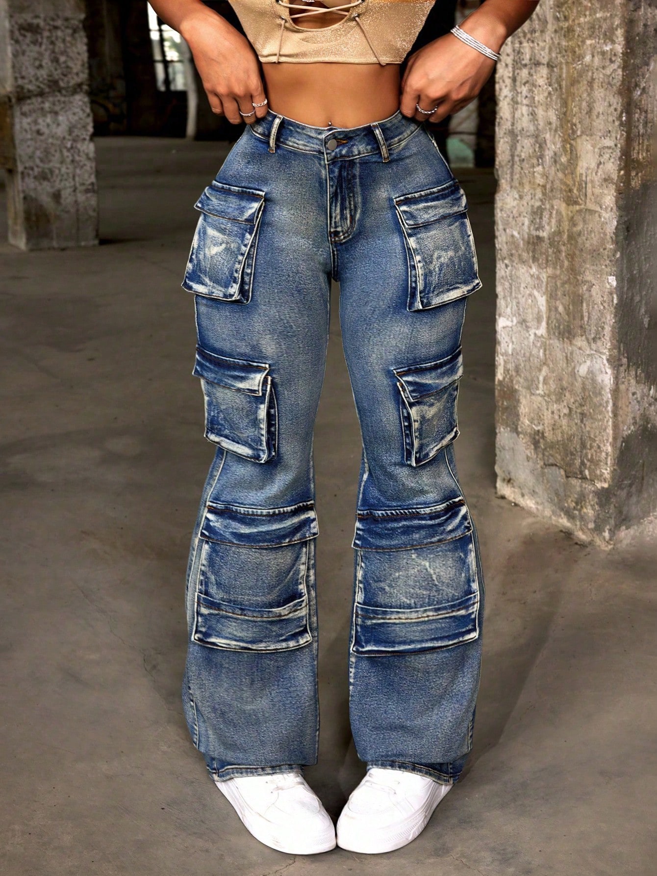 Flare Leg Jeans