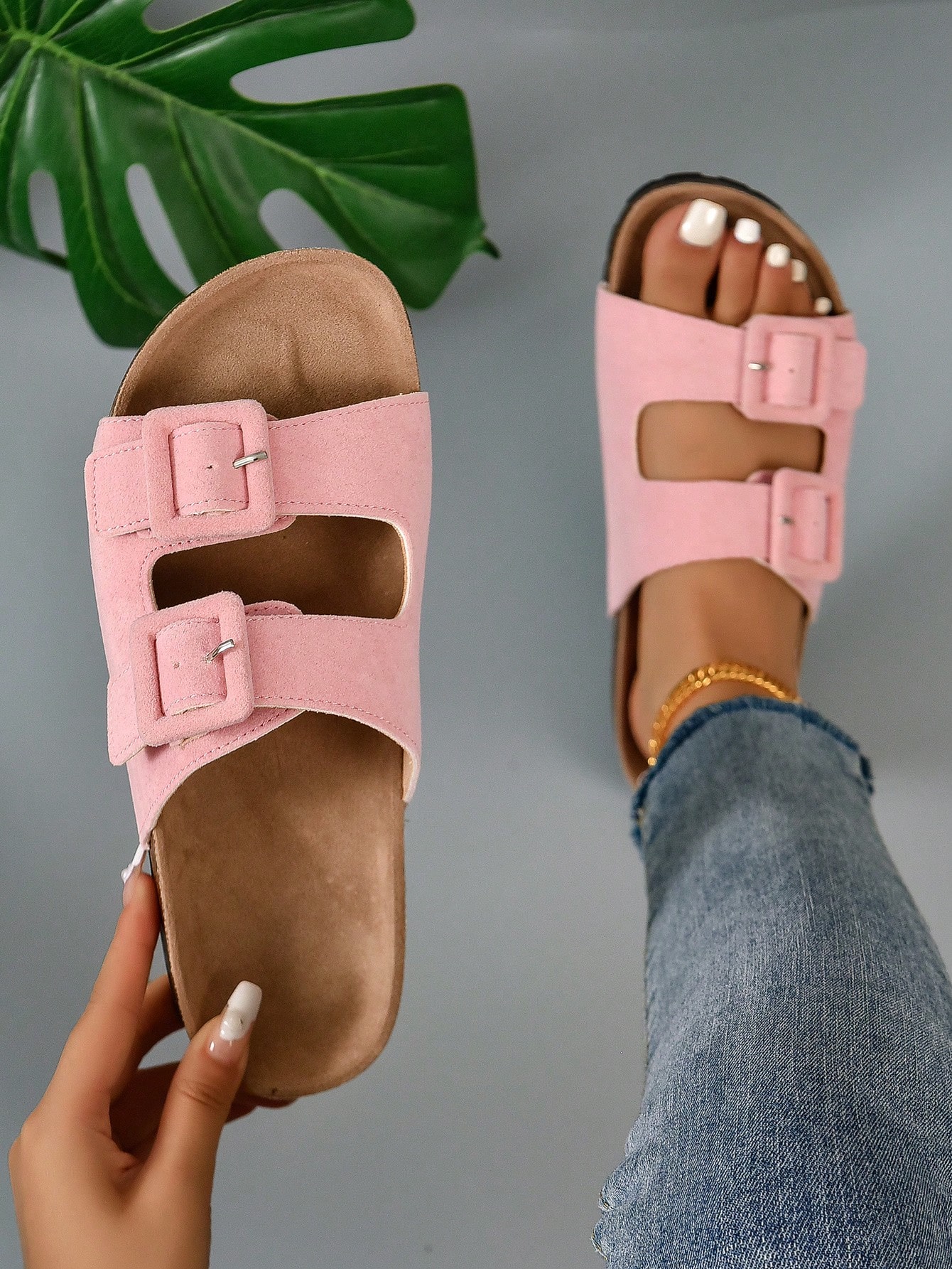 In Pink Women Flat Sandals