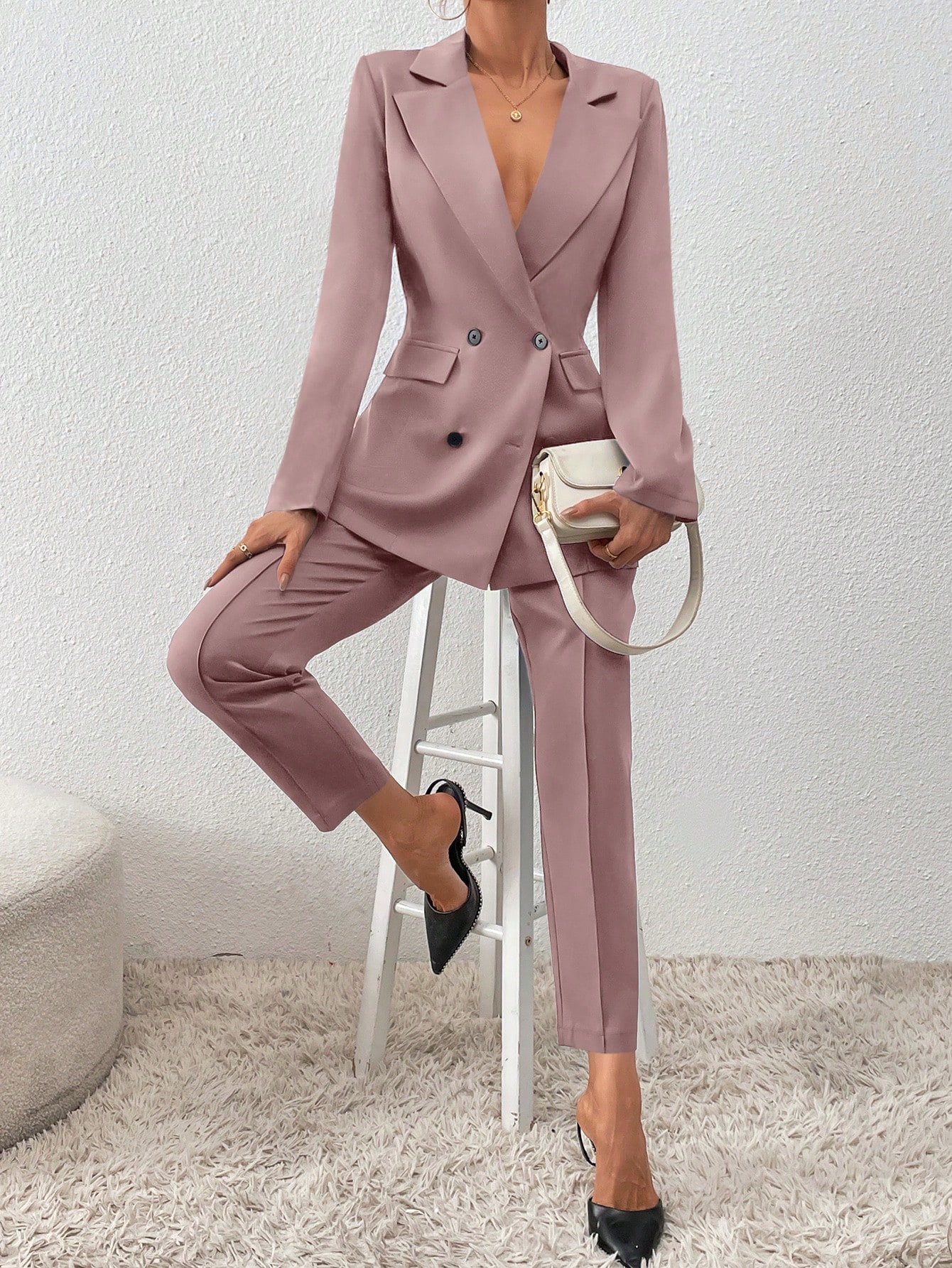 In Pink Women Suits