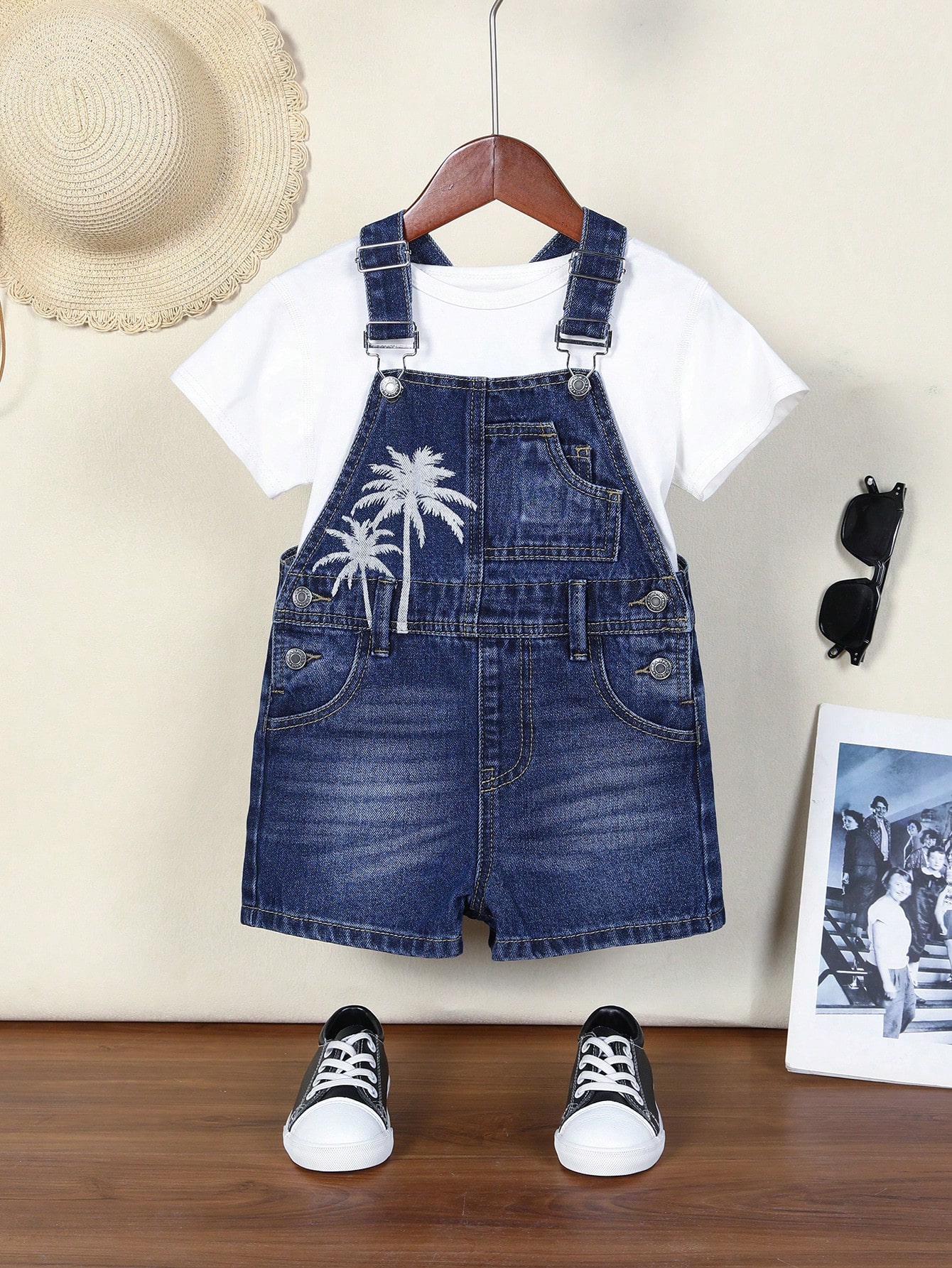 Young Girls Denim Overalls & Jumpsuits