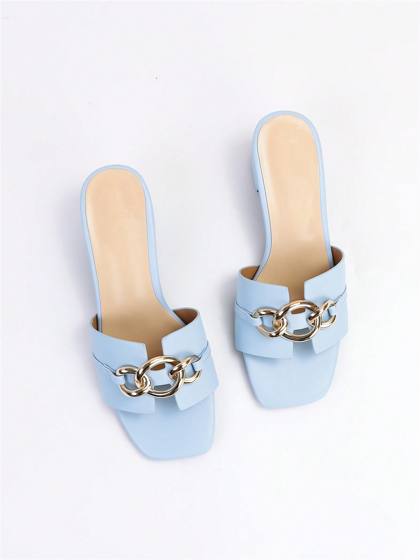 In Blue Women Heeled Sandals