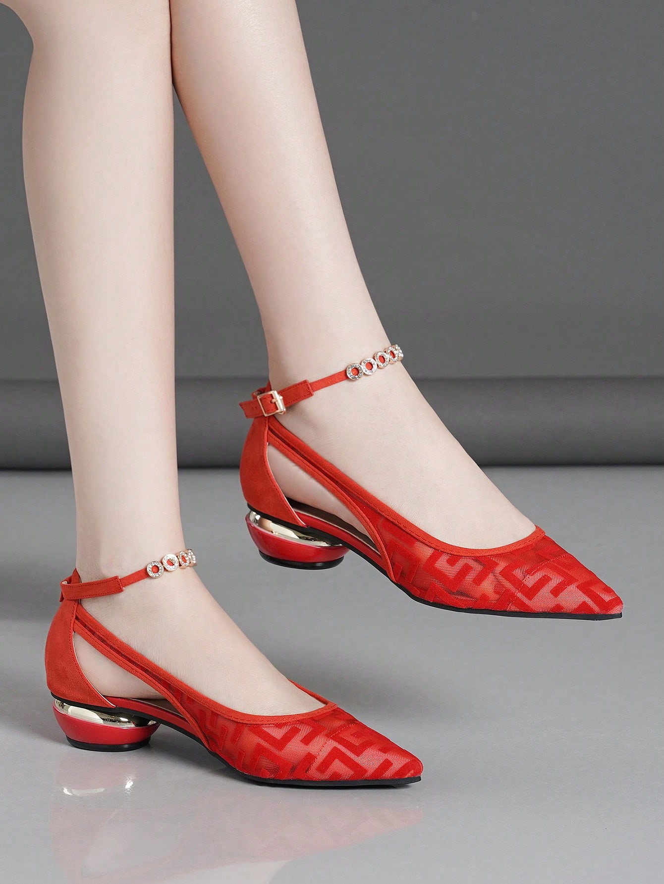 In Red Women Pumps