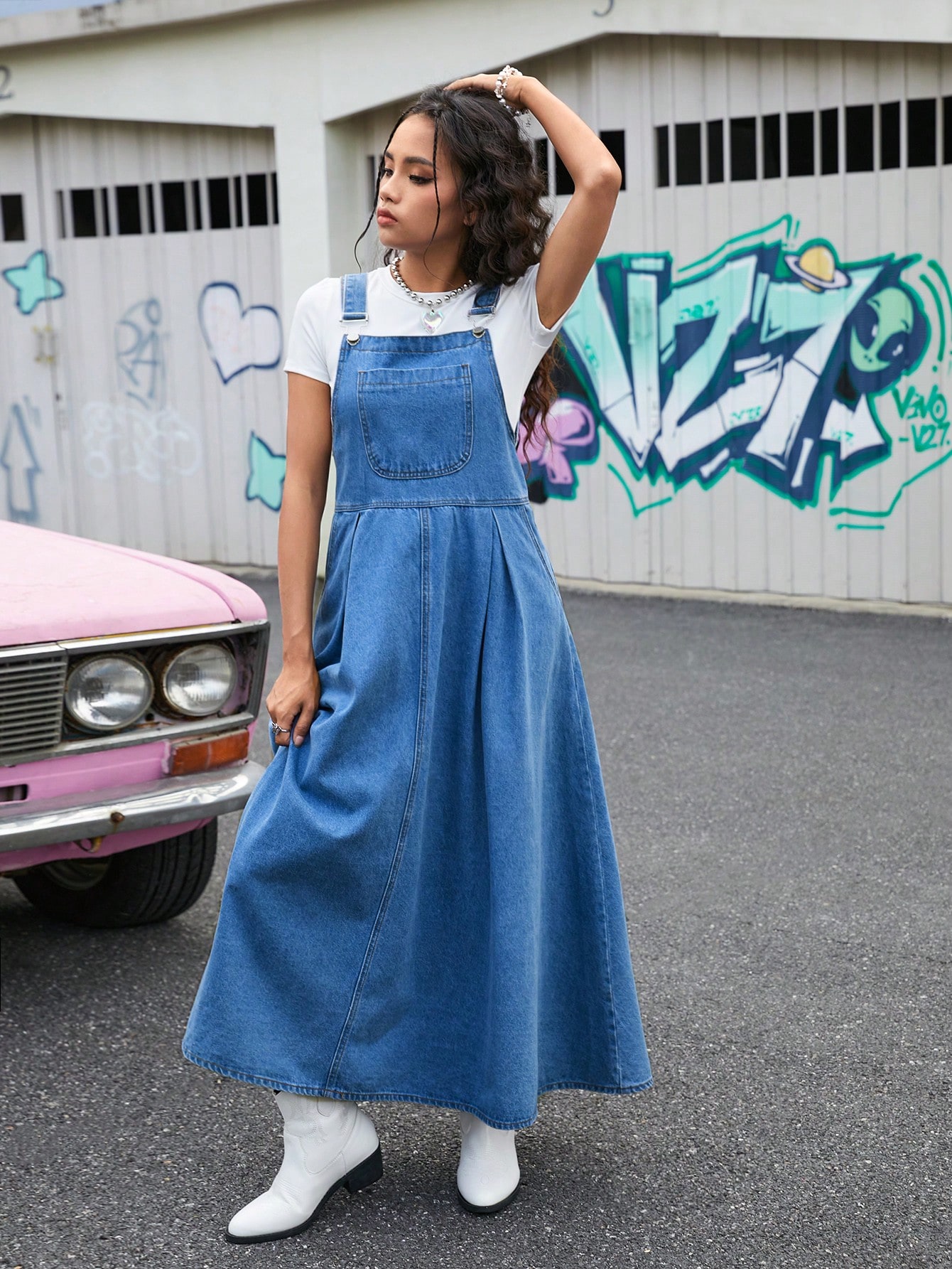 Teen Girls Denim Dresses