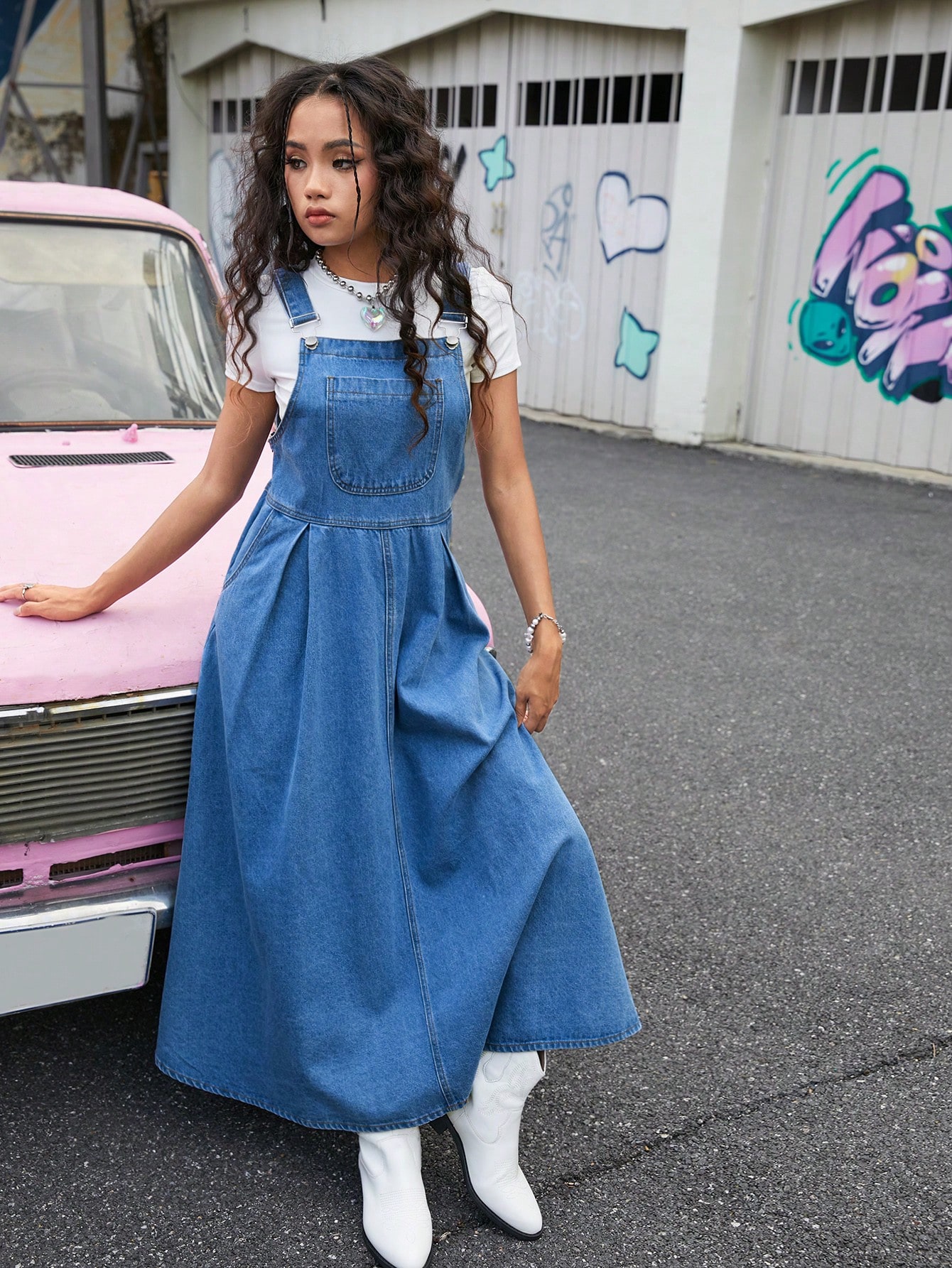 Teen Girls Denim Dresses