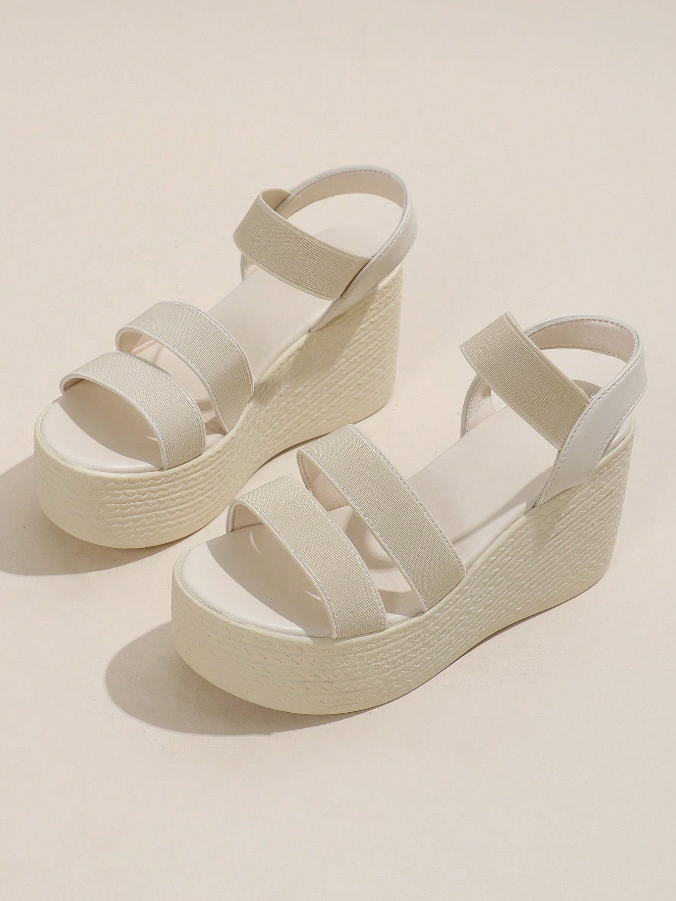 In Beige Women Platforms & Wedge Sandals