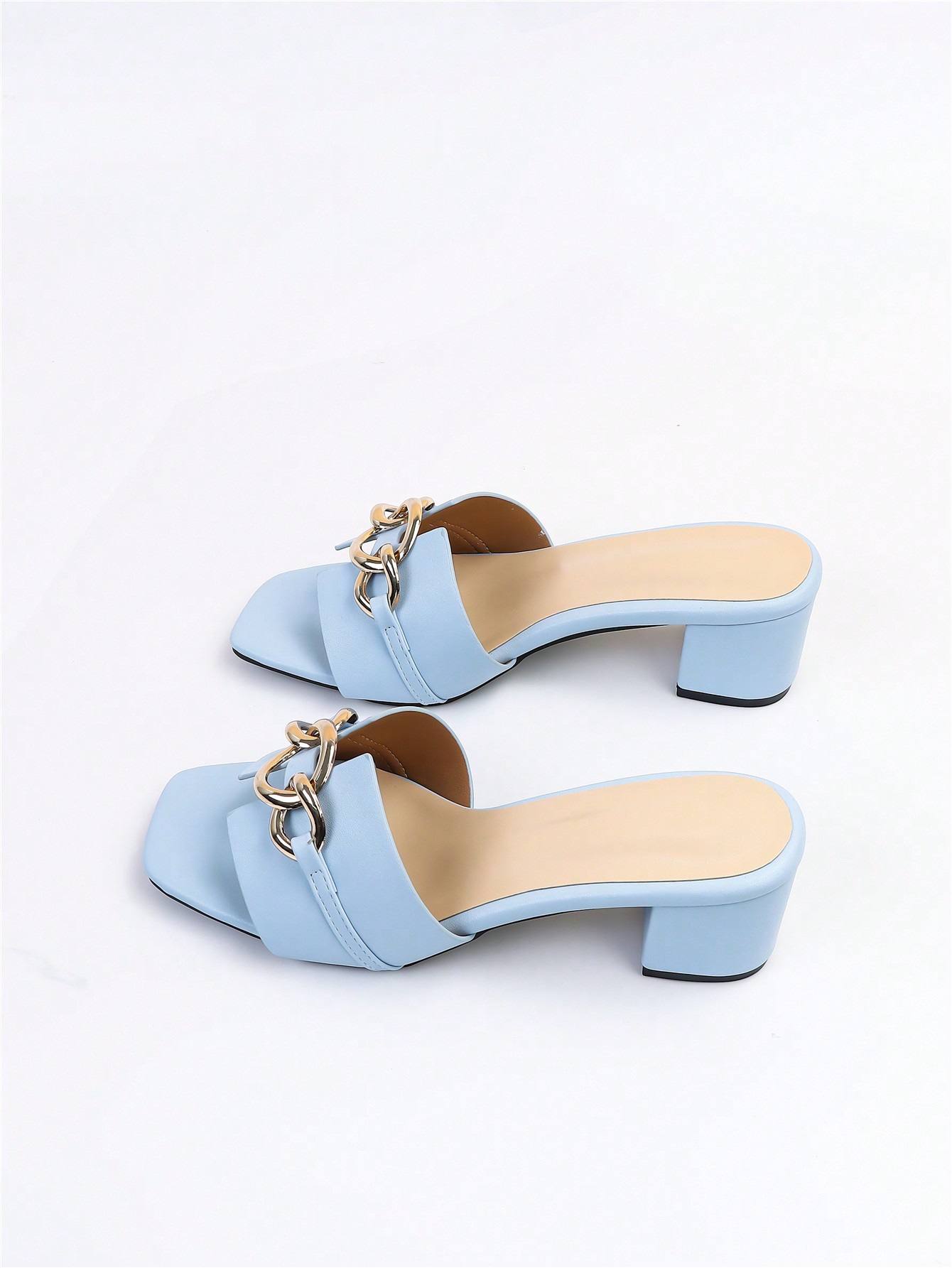 In Blue Women Heeled Sandals