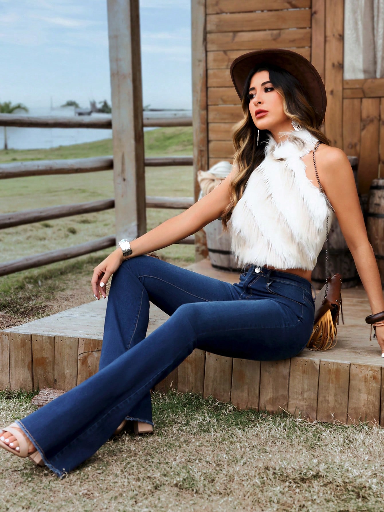 Flare Leg Jeans