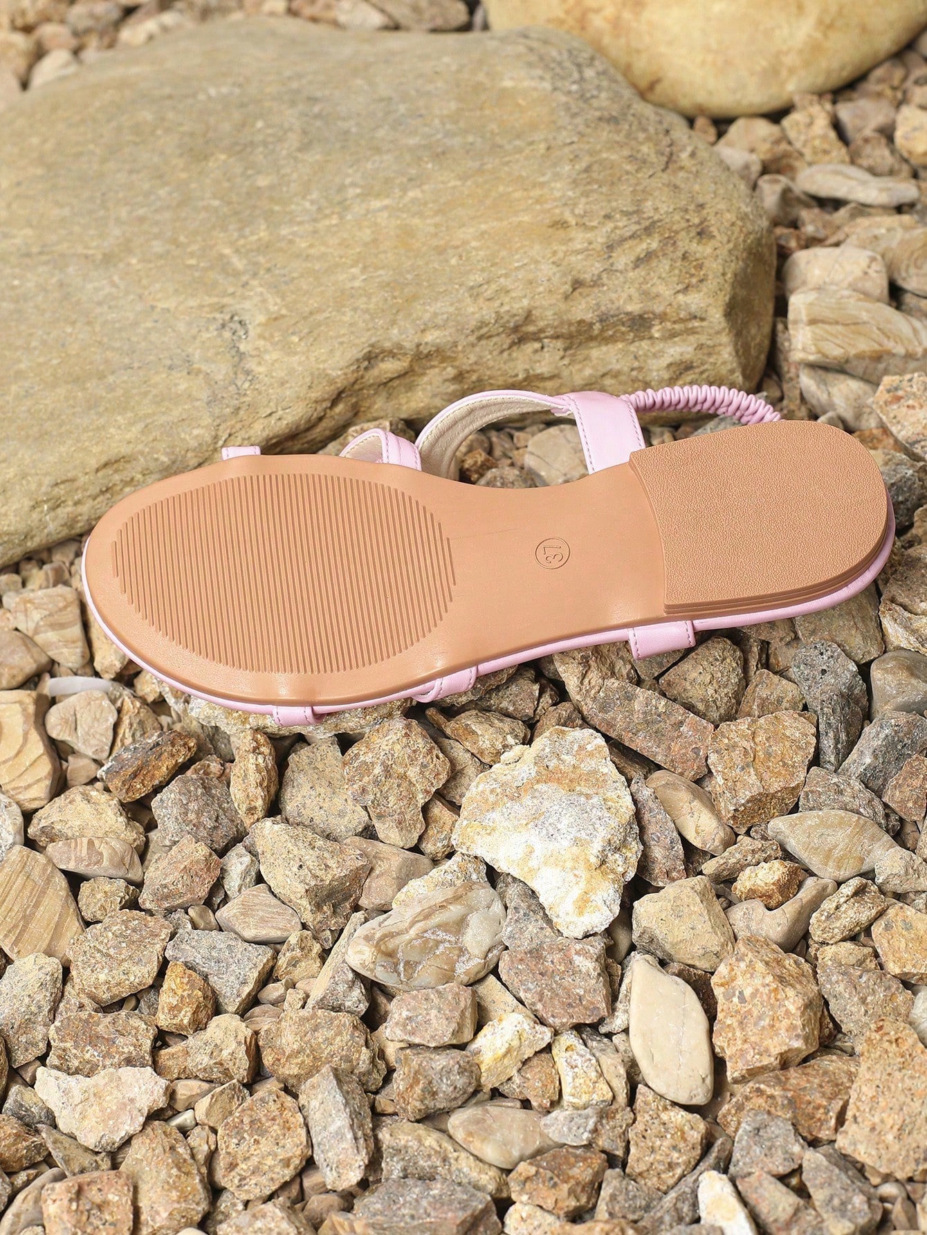 In Baby Pink Women Flat Sandals