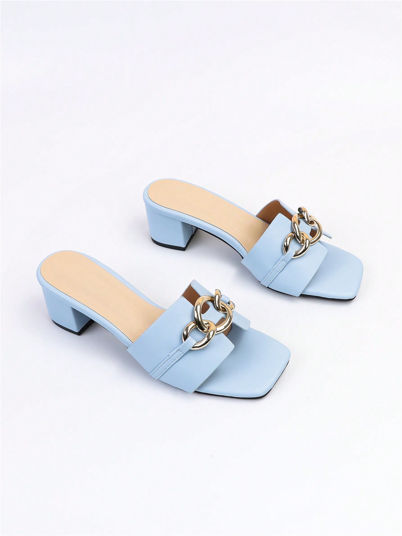 In Blue Women Heeled Sandals