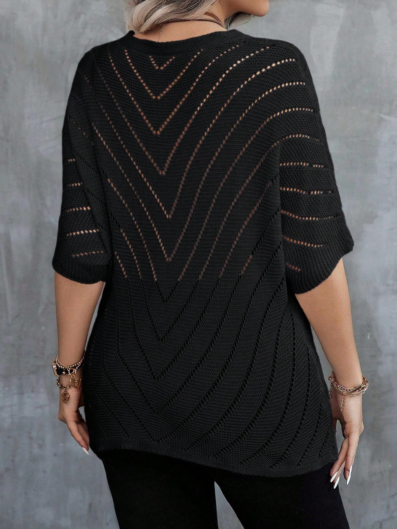 In Casual Plus Size Knit Tops