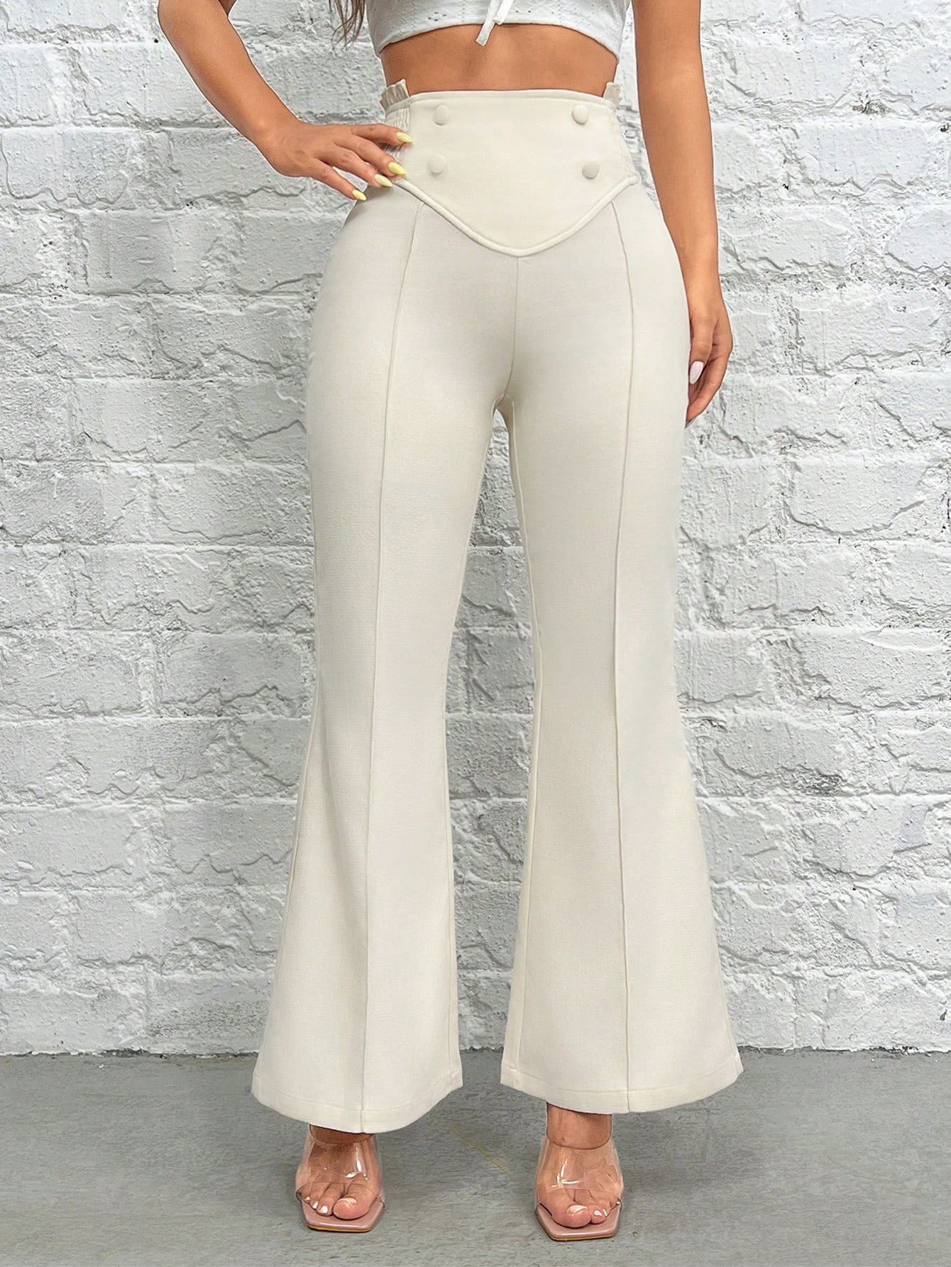 In Beige Women Pants