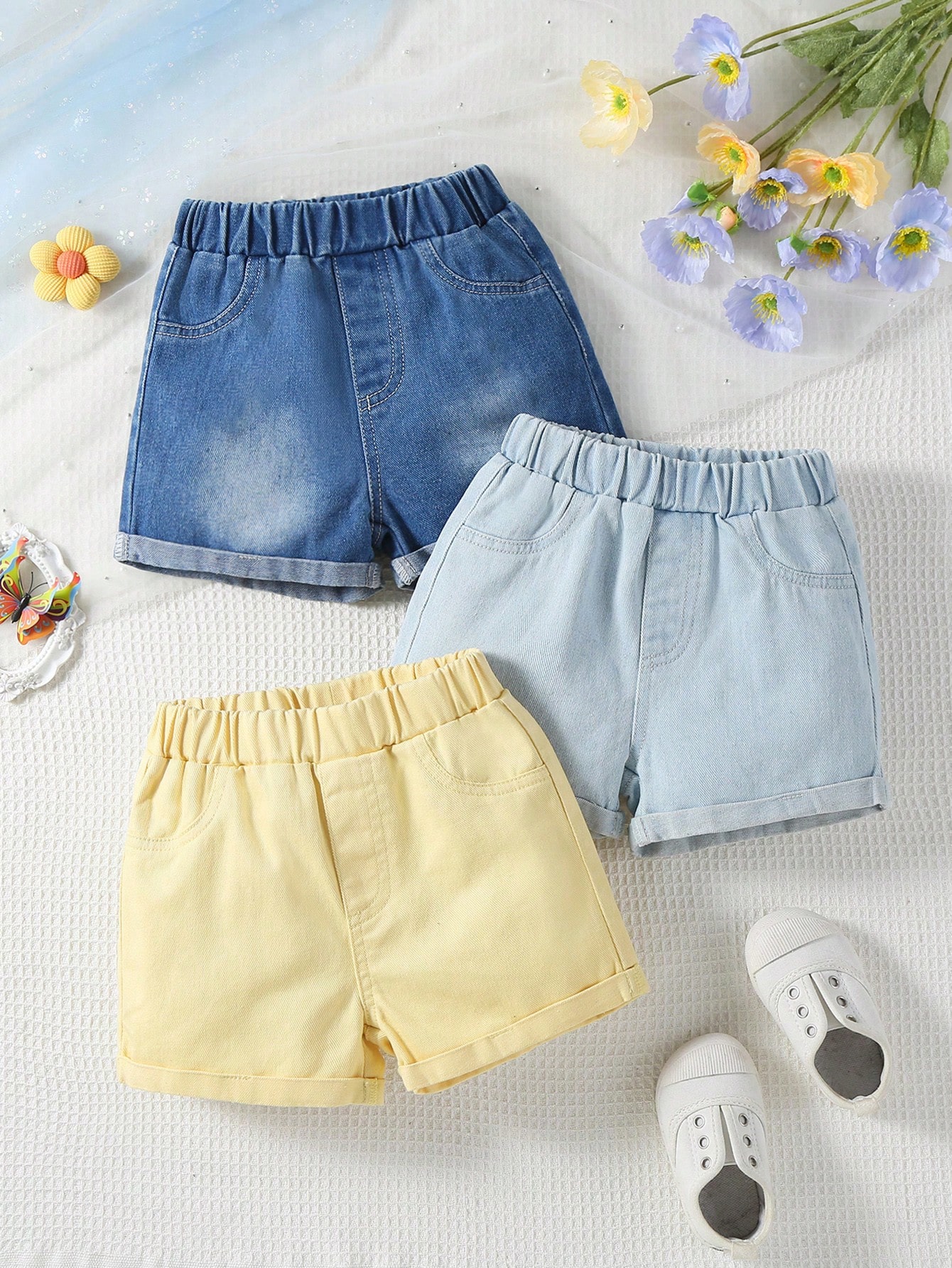 Young Girls Denim Shorts