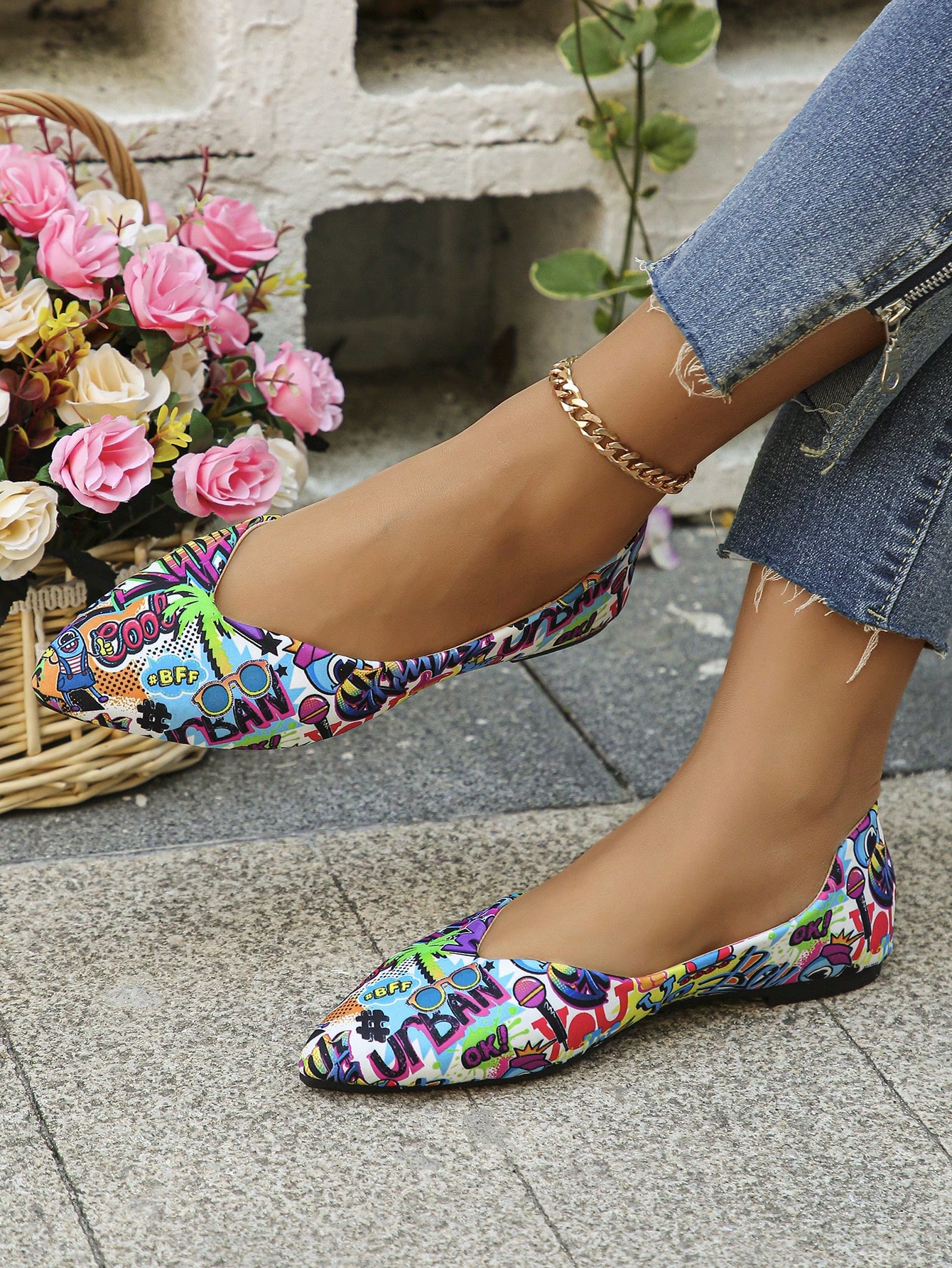 In Multicolor Women Flats