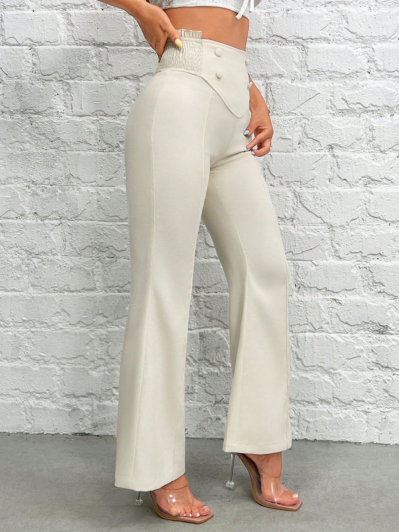 In Beige Women Pants