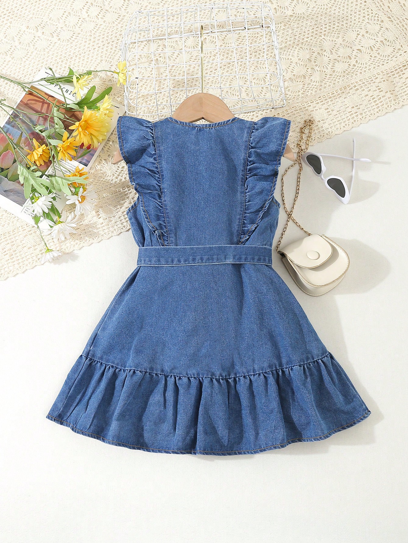 Young Girls Denim Dresses