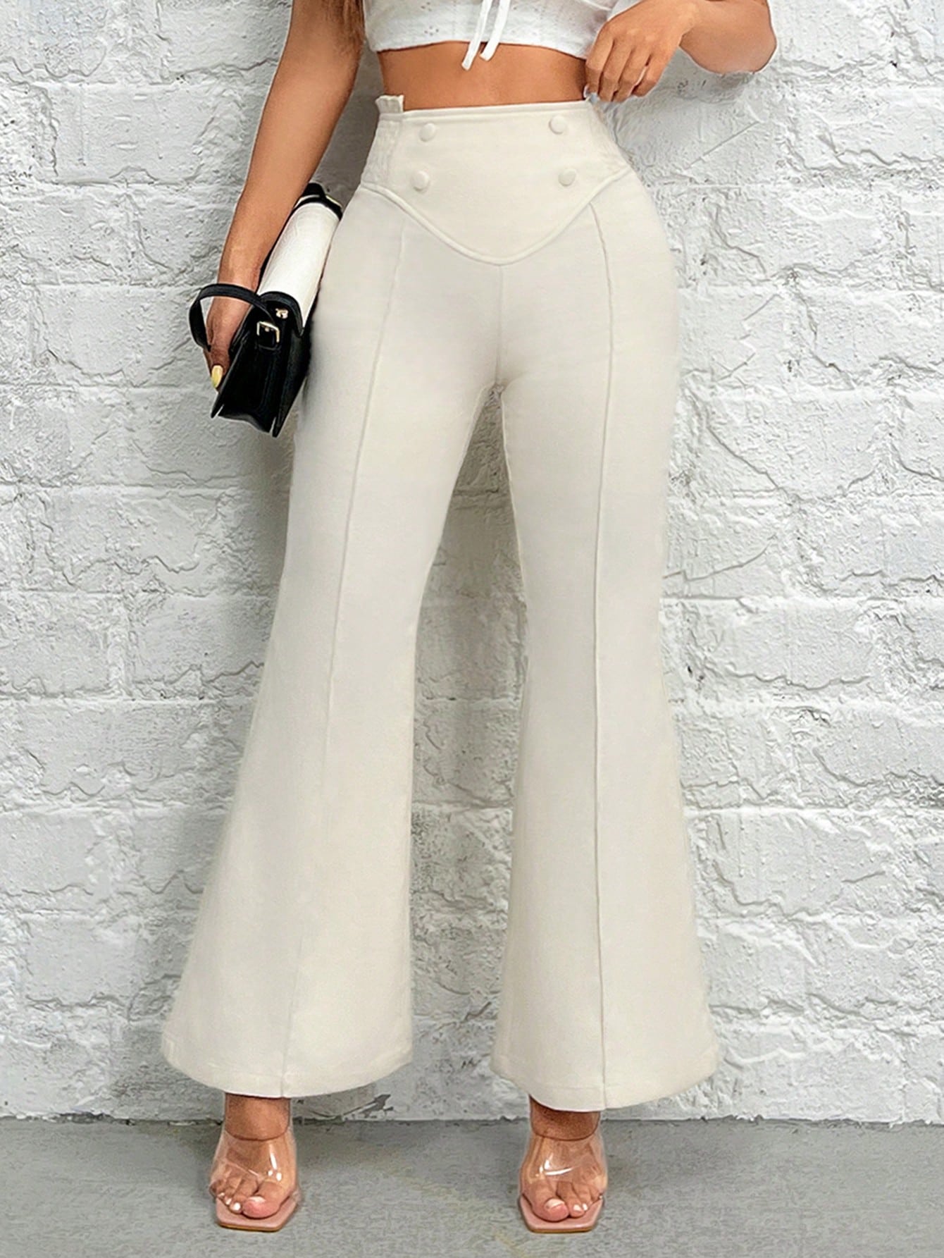 In Beige Women Pants