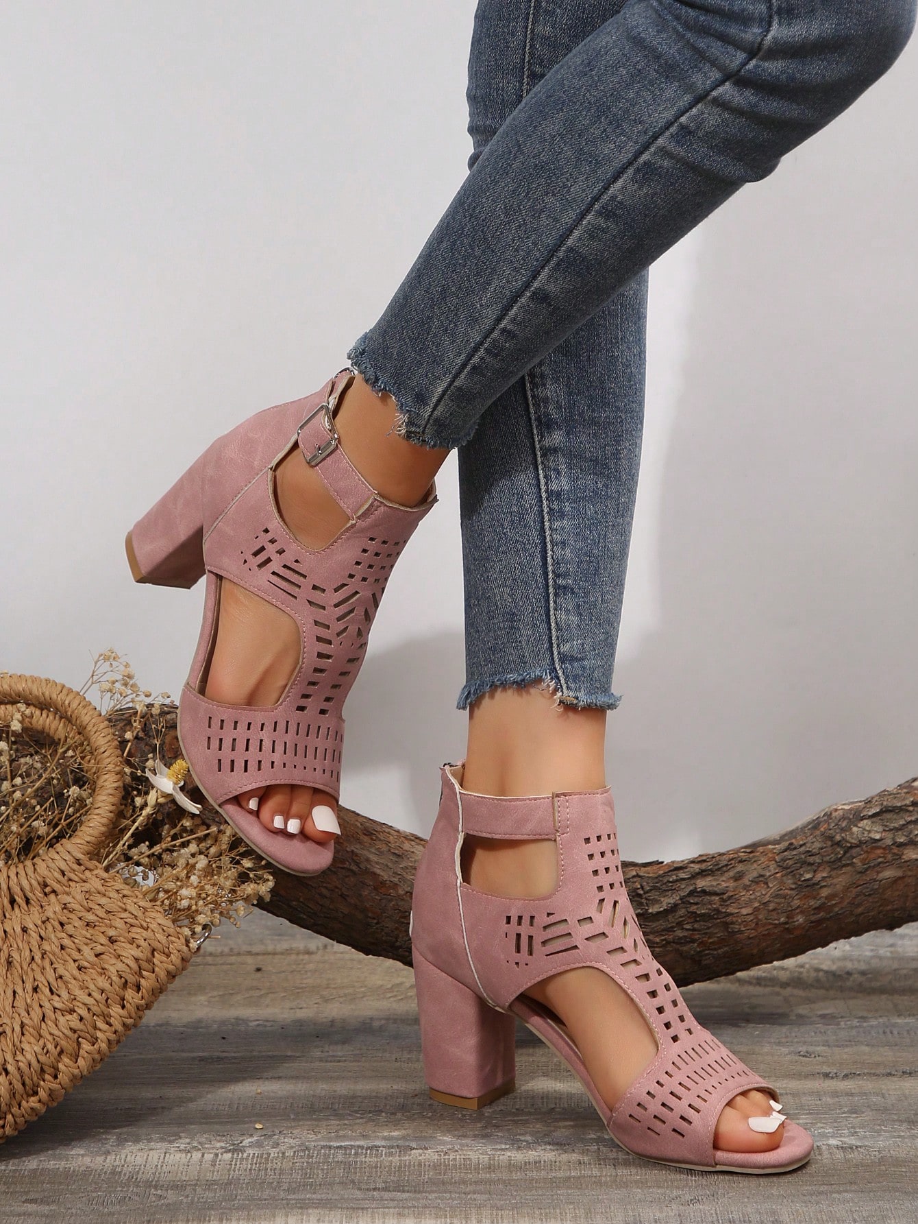 In Pink Women Heeled Sandals