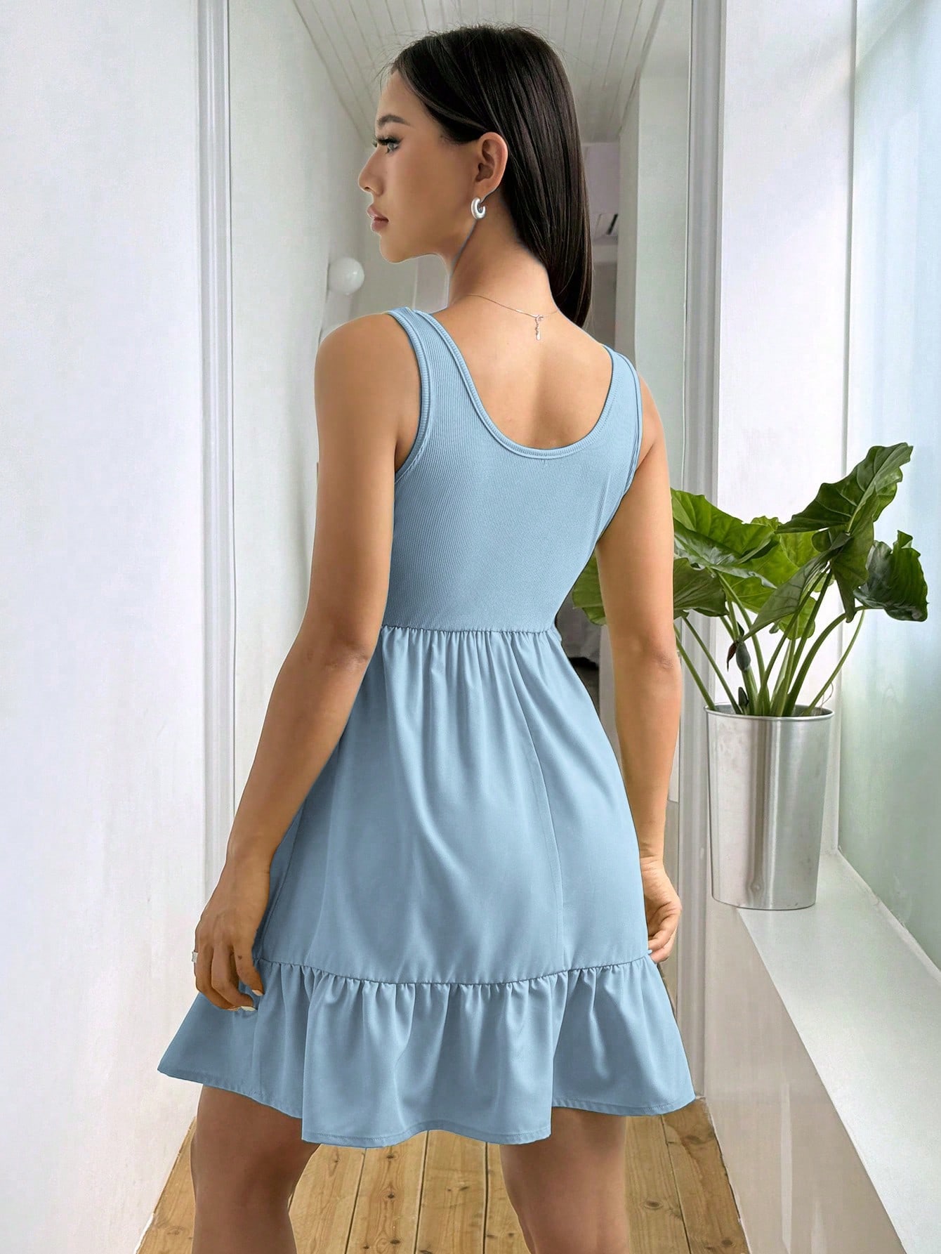 In Blue Women Dresses