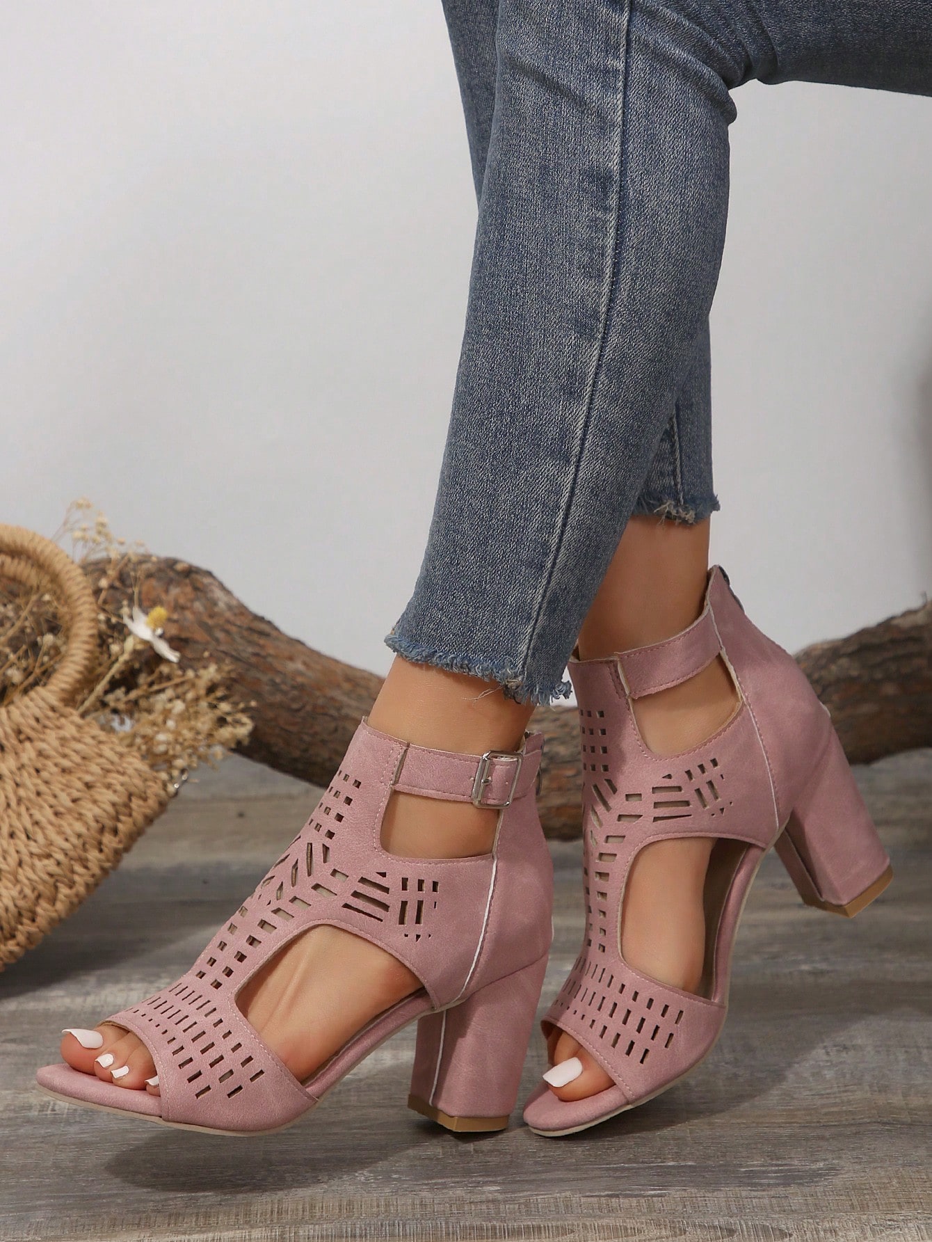 In Pink Women Heeled Sandals