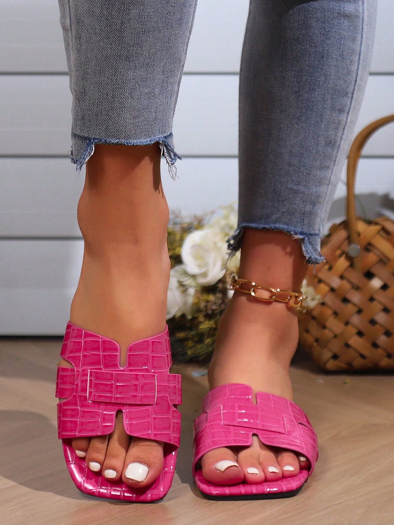 In Hot Pink Women Flats