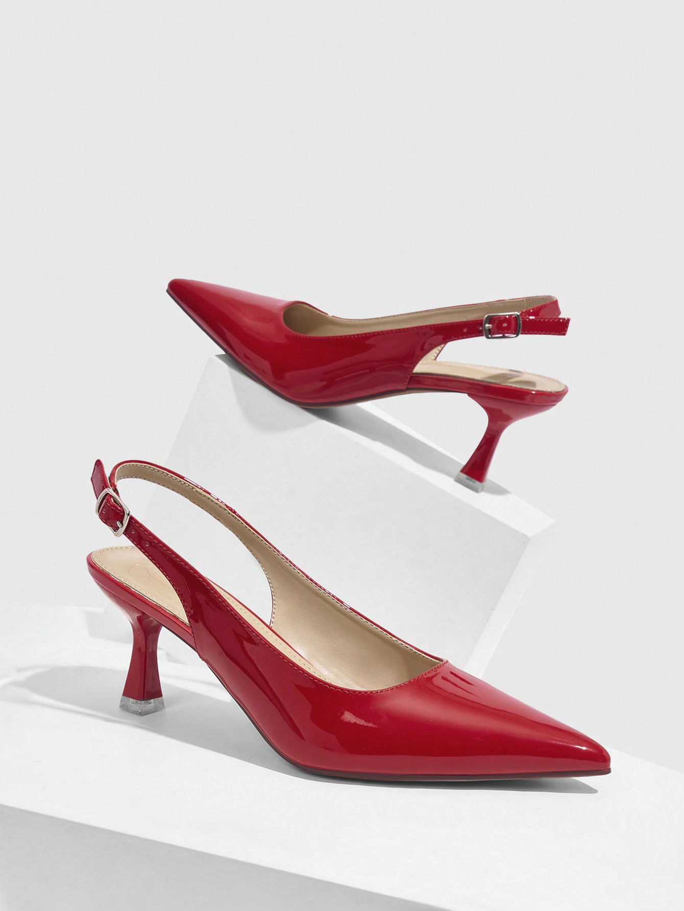 In Red Women Pumps