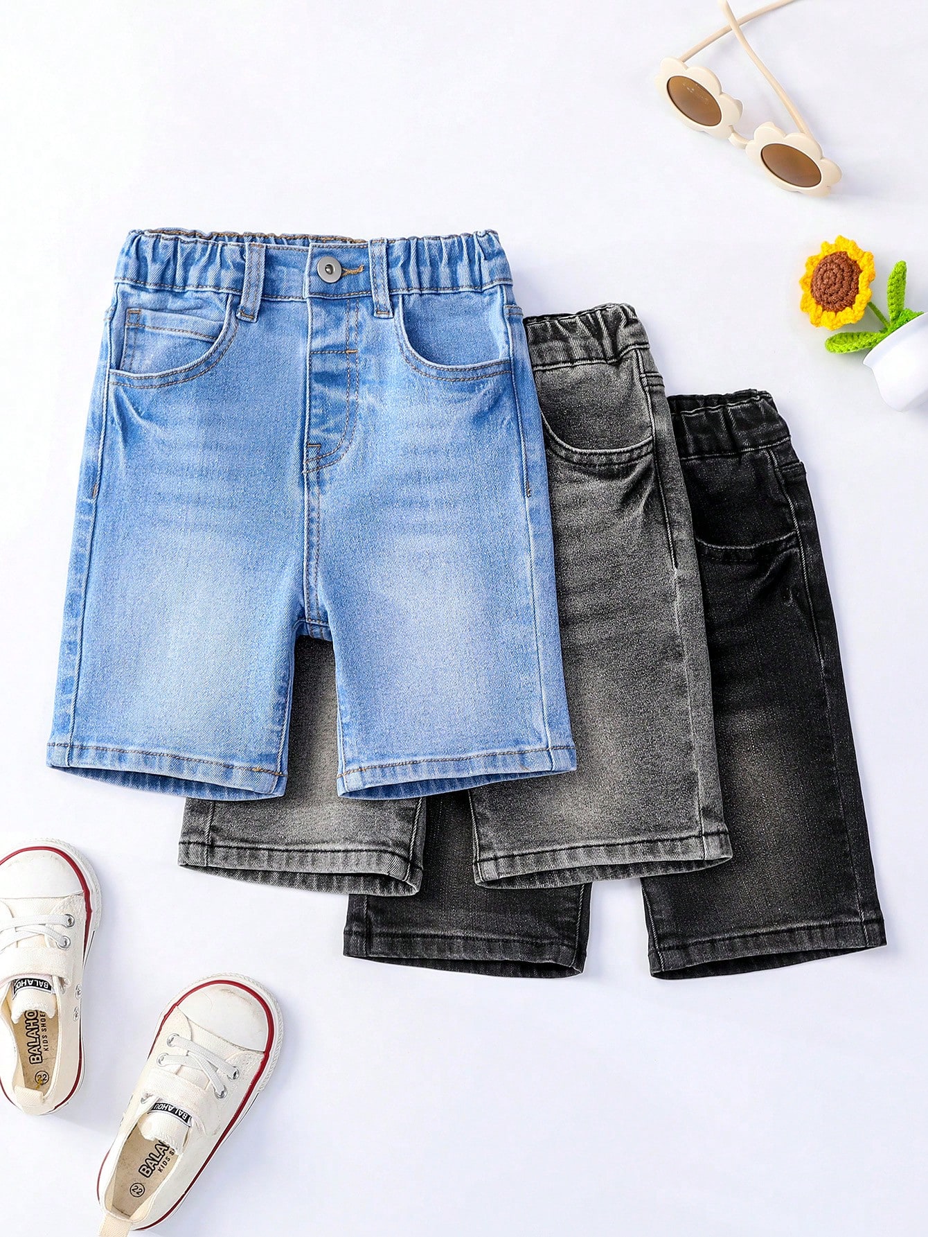 Young Boys Denim Shorts