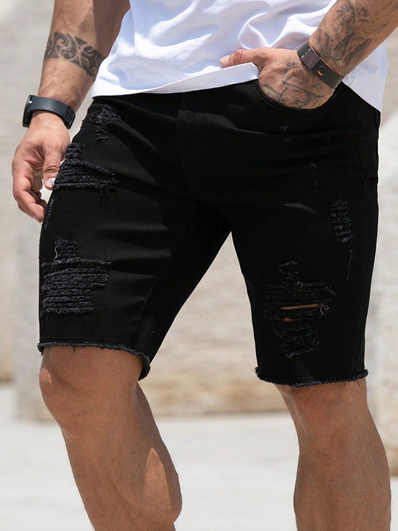 Men Denim Shorts