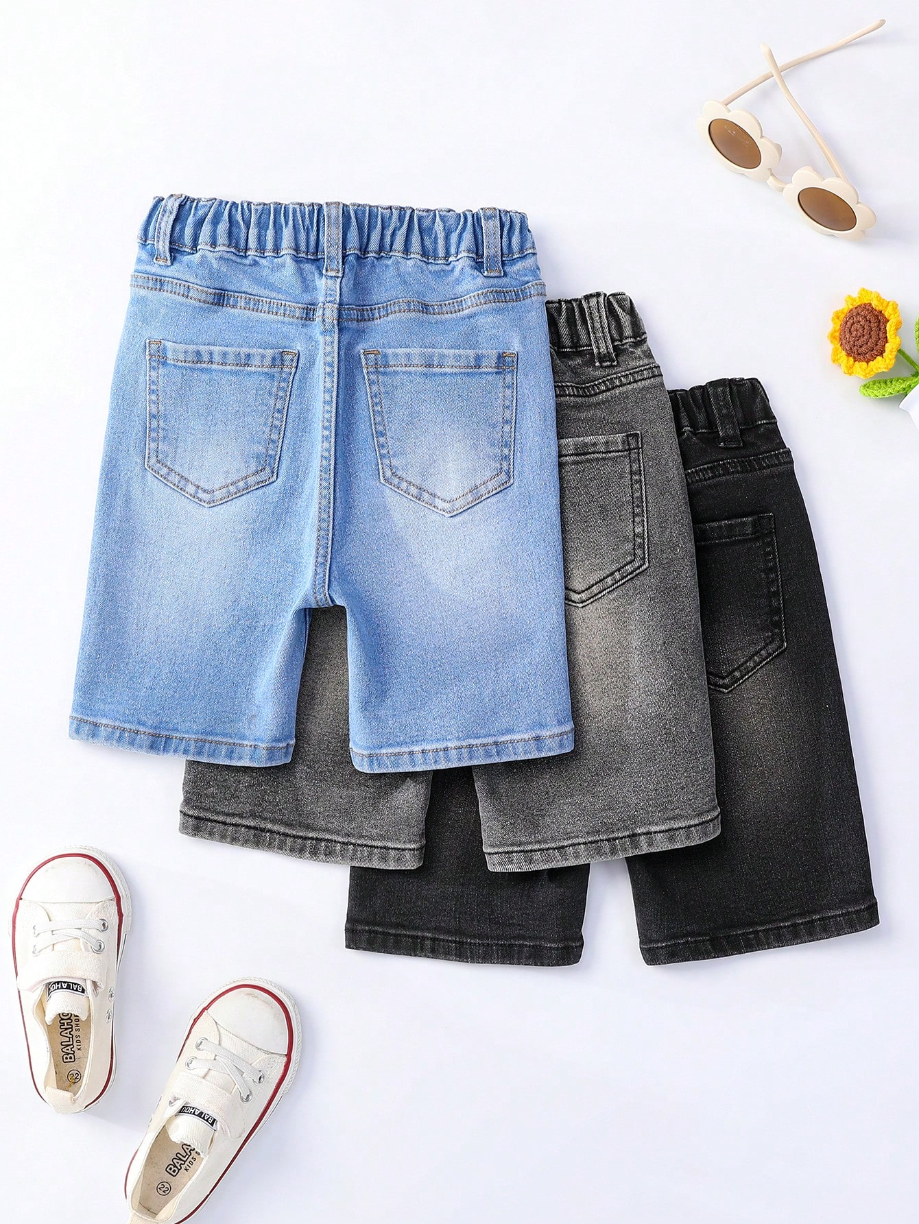 Young Boys Denim Shorts