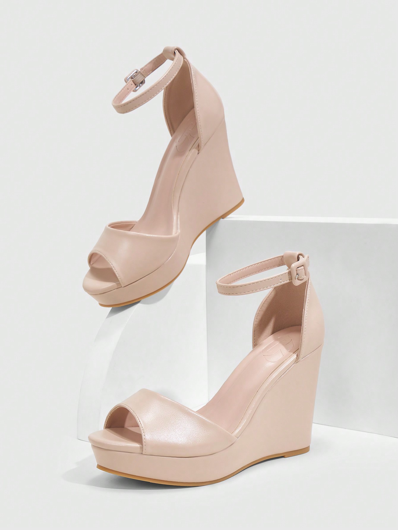 In Apricot Women Wedges & Flatform