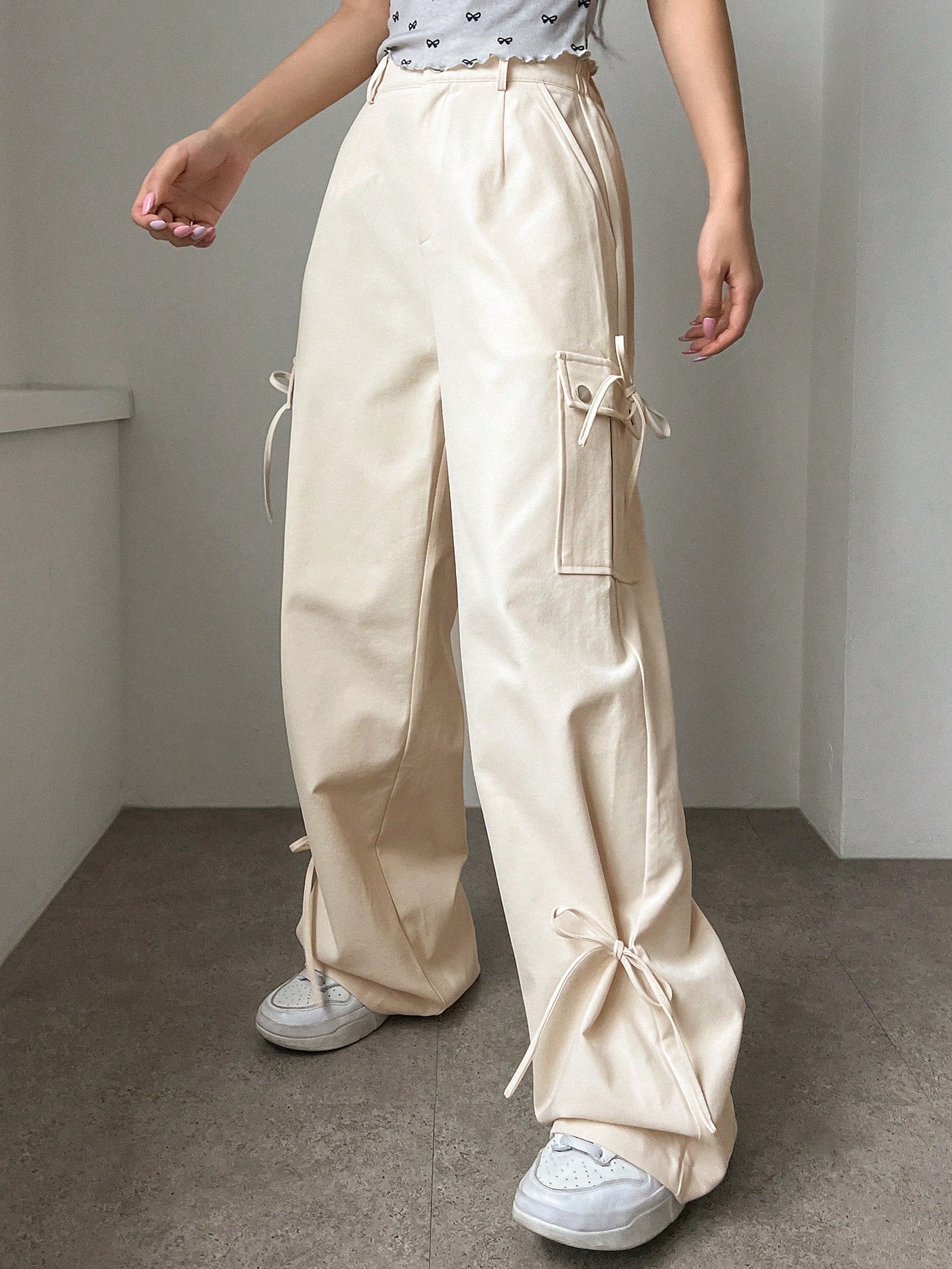 In Beige Women Pants