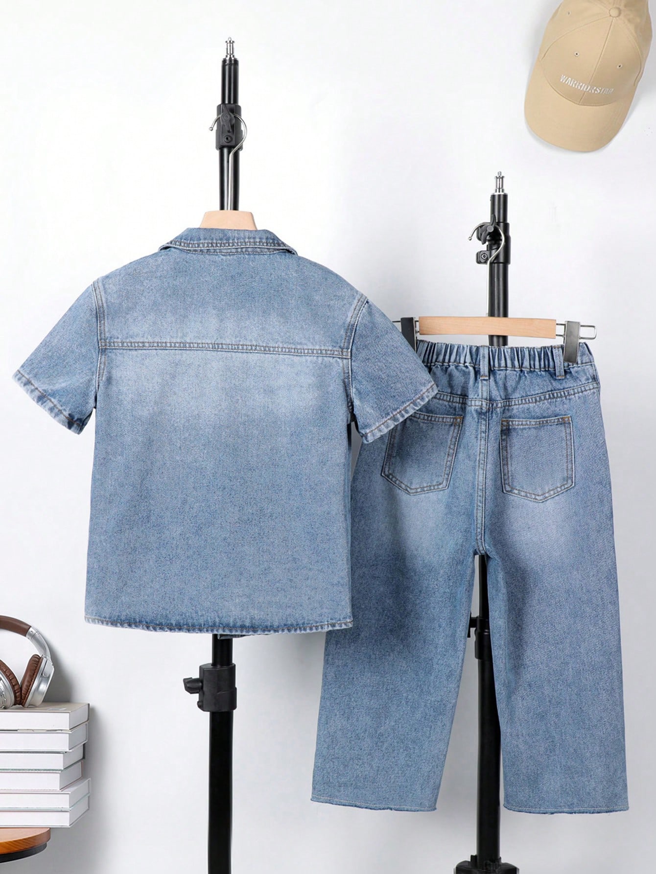 Tween Boys Denim Two-piece Outfits