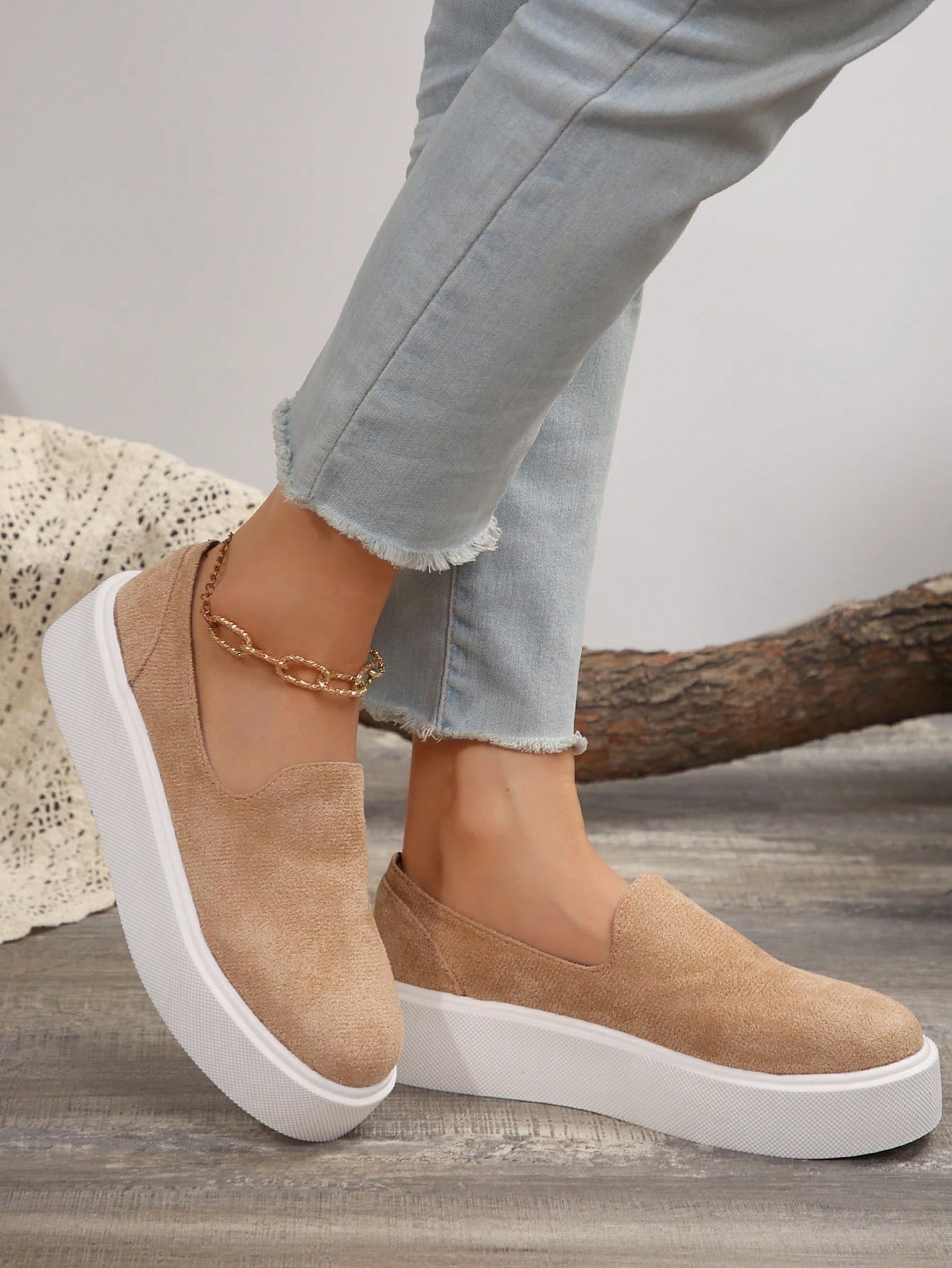 In Khaki Women Wedges & Flatform