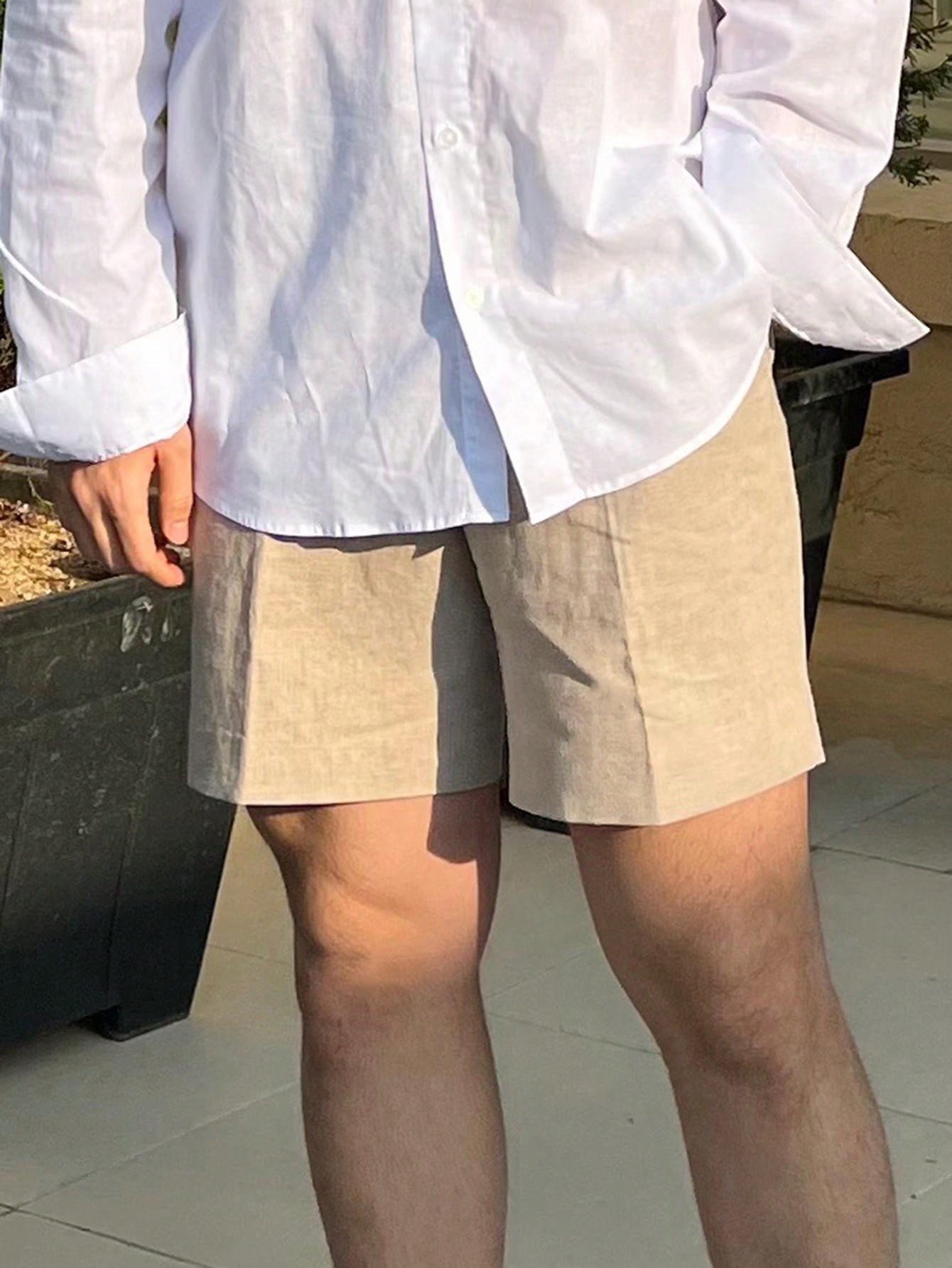 Men Linen Shorts