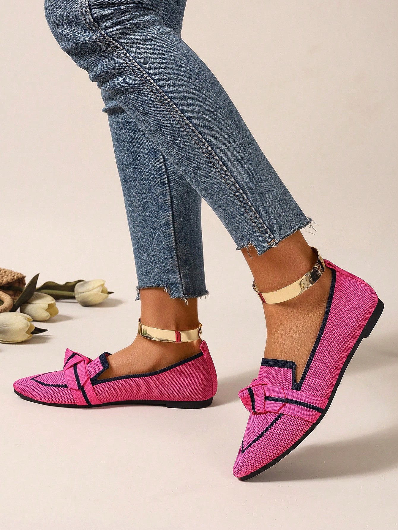 In Hot Pink Women Flats